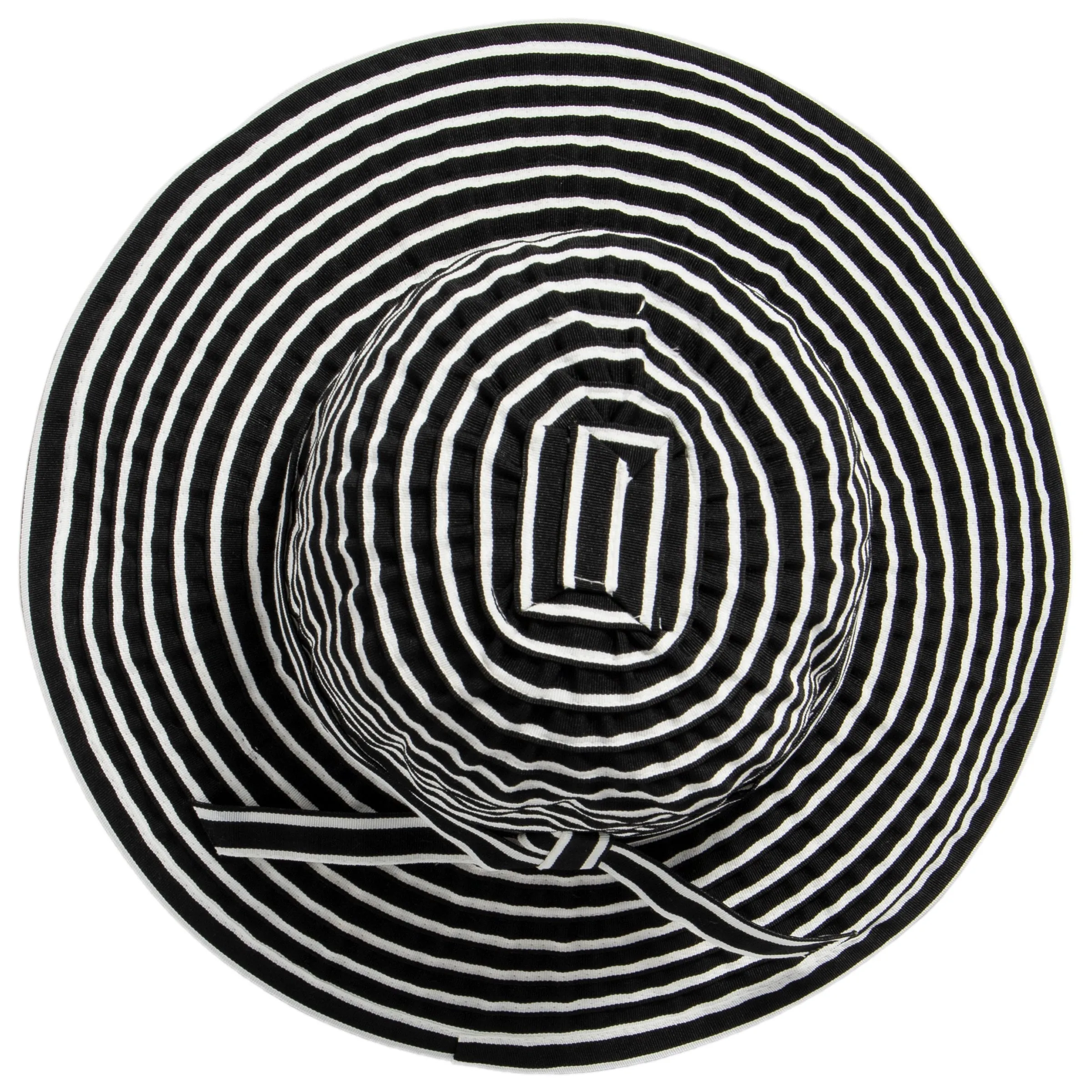 Women's Striped Sun Brim w/ Ribbon (RBM207) sold by San Diego Hat Company product image thumbnail 4