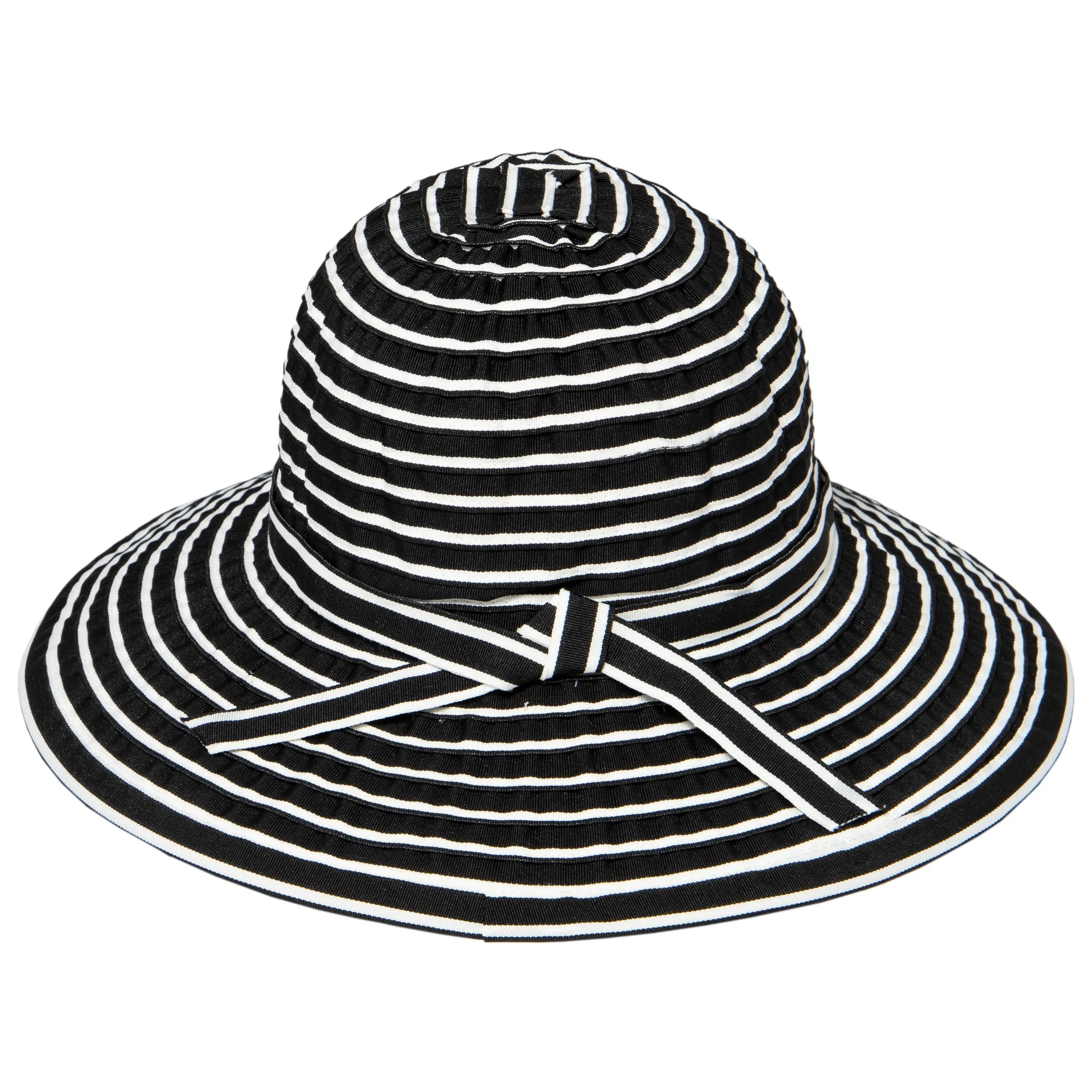 Women's Striped Sun Brim w/ Ribbon (RBM207) sold by San Diego Hat Company product image thumbnail 3