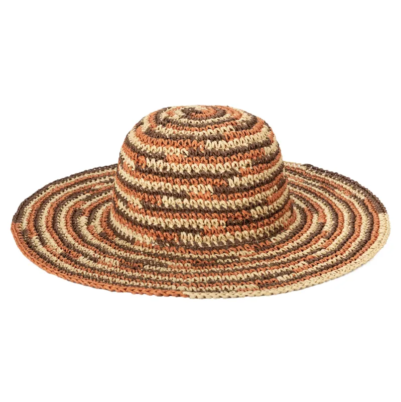 Women's Space Dye Crochet Sun Hat (PBM3021) sold by San Diego Hat Company