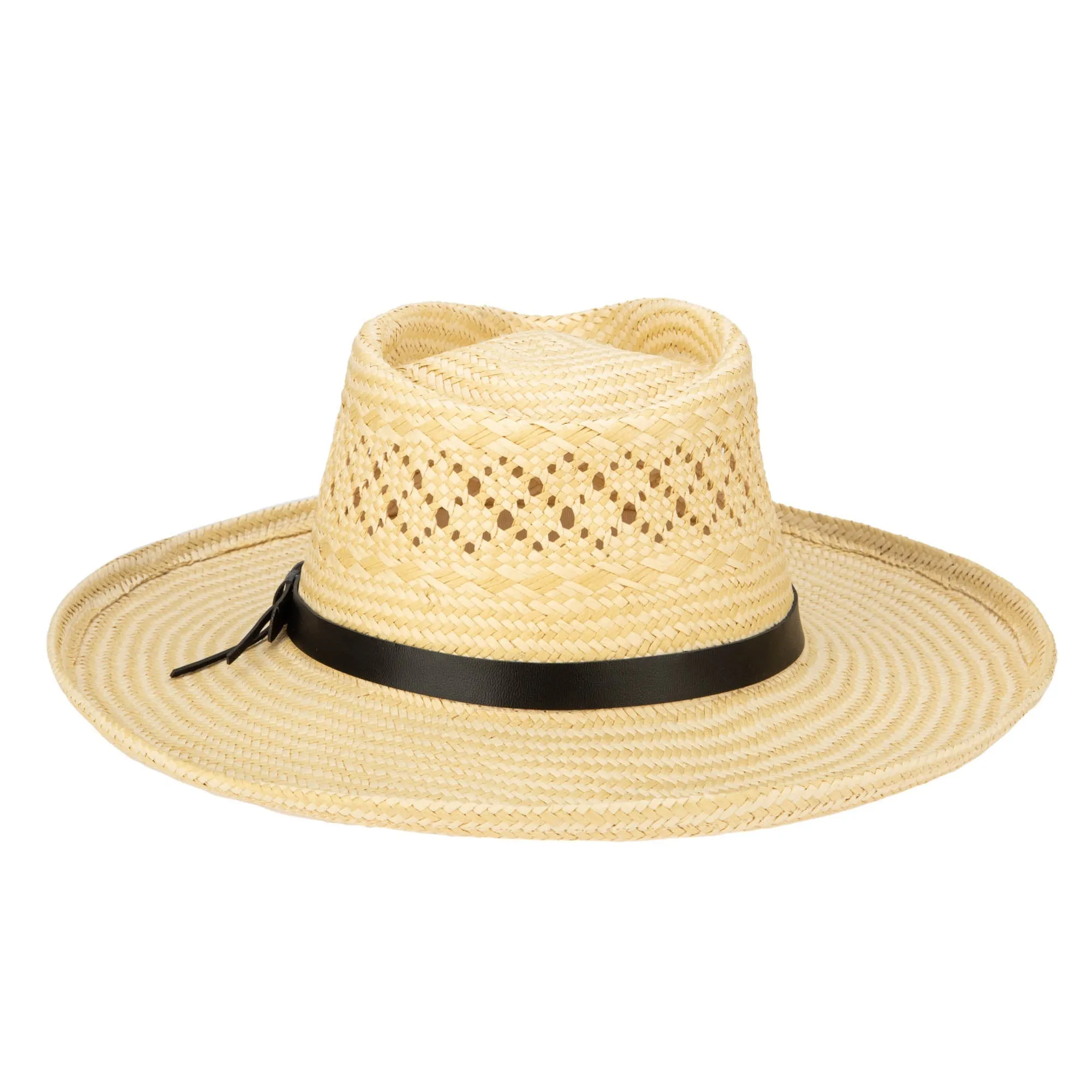 Woven West Women's Woven Paper Gambler with Studded Band sold by San Diego Hat Company product image thumbnail 3