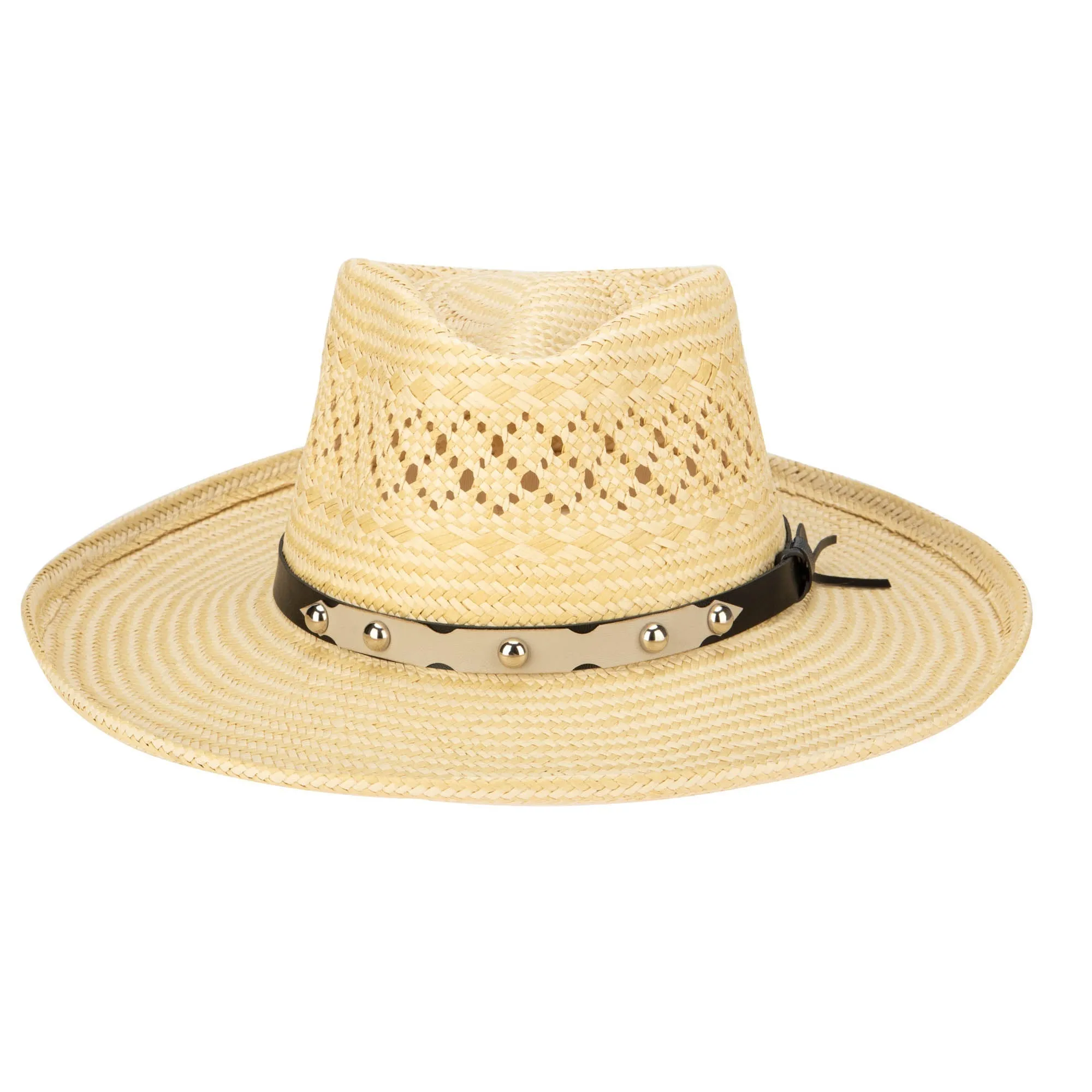 Woven West Women's Woven Paper Gambler with Studded Band sold by San Diego Hat Company product image thumbnail 2