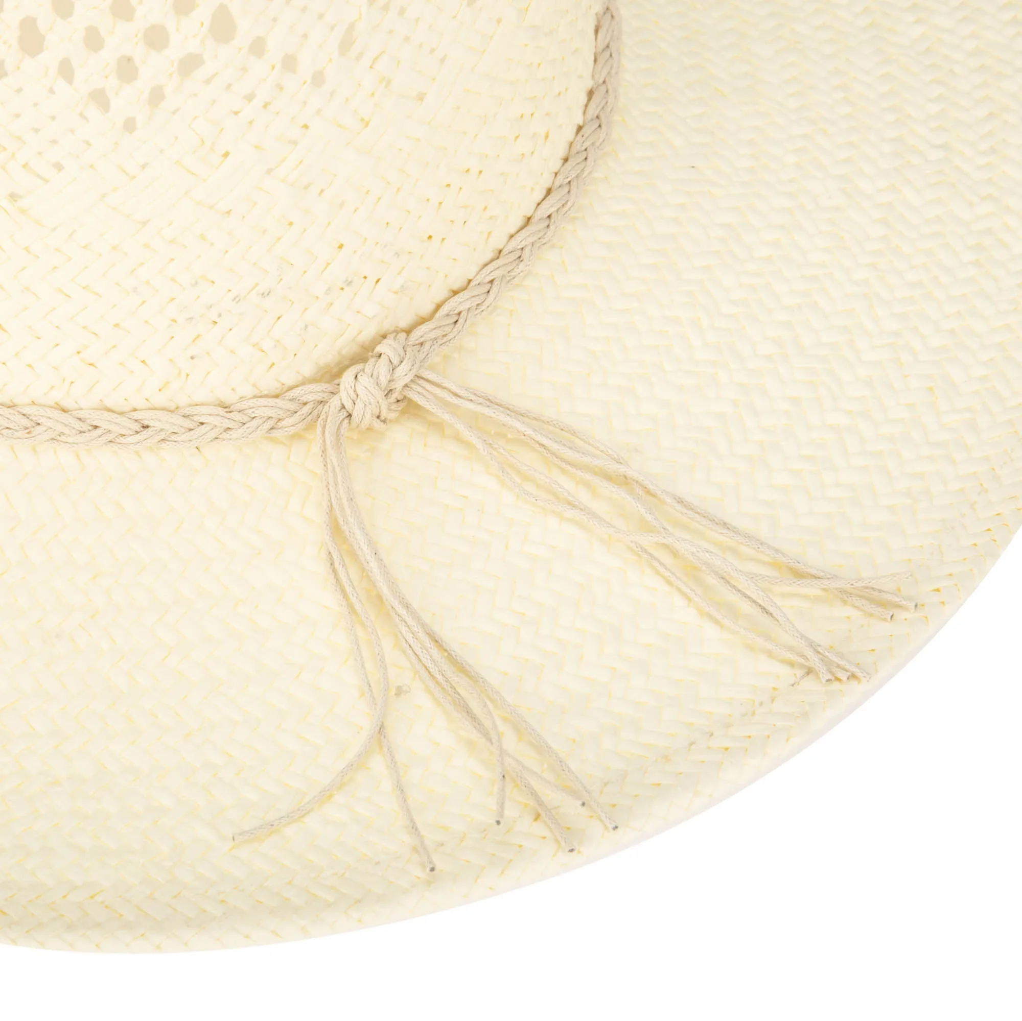 Anytime - Woven Paper Fedora With Beaded Band sold by San Diego Hat Company product image thumbnail 4