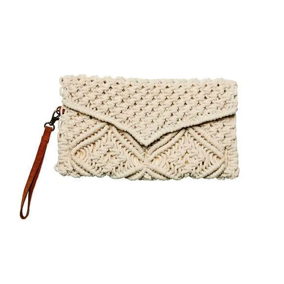 Women's Macrame Clutch (BSB1754) sold by San Diego Hat Company