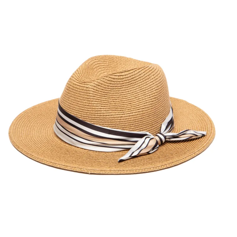 Women's Ultrabraid Fedora Removable Silky Scarf made by San Diego Hat Company