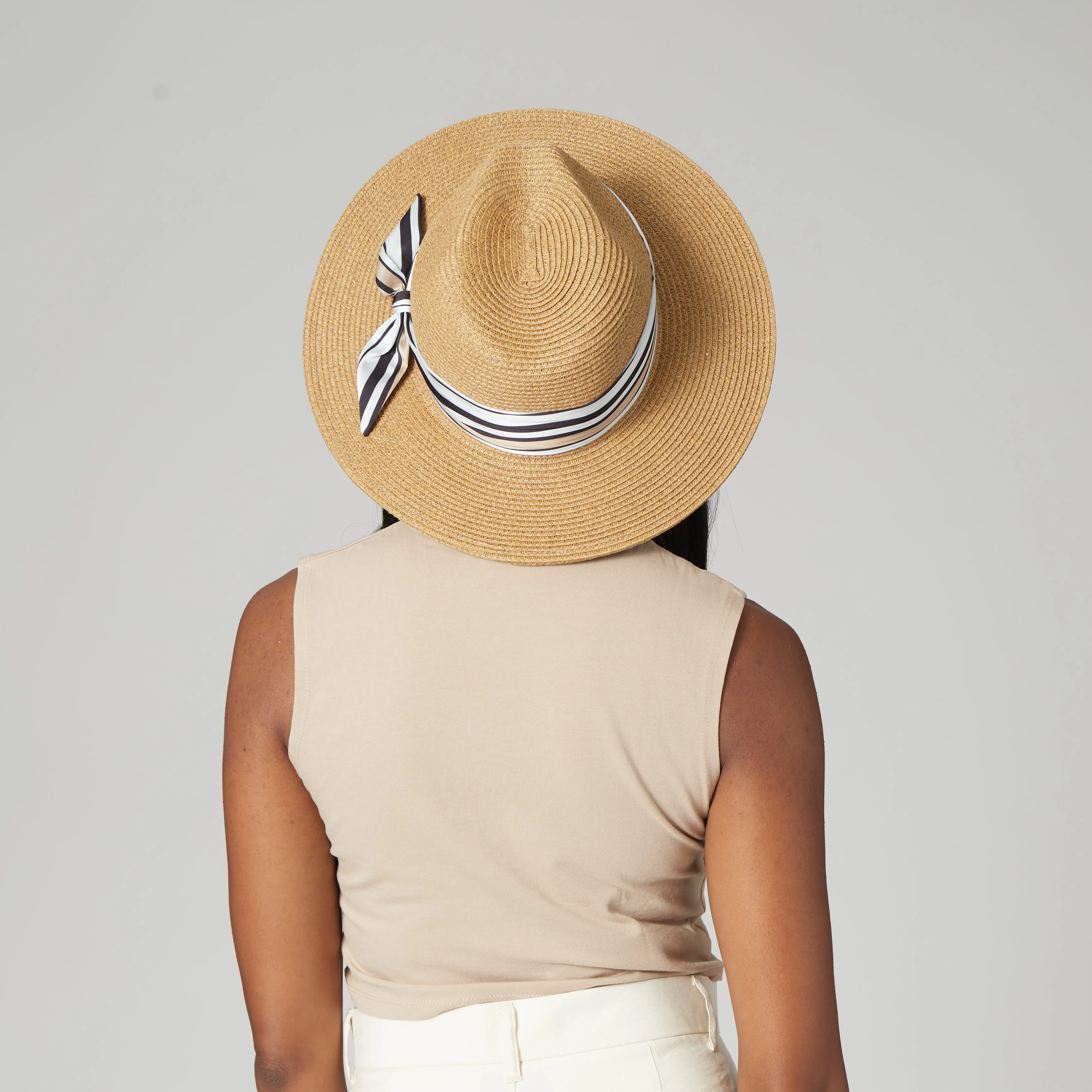 Women's Ultrabraid Fedora Removable Silky Scarf sold by San Diego Hat Company product image thumbnail 5