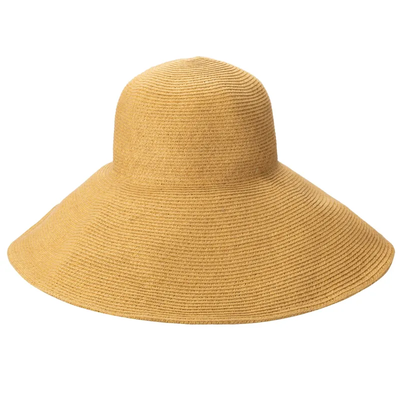 Women's Soft Paperbraid Multi-Way Sun Hat with Oversized Brim made by San Diego Hat Company