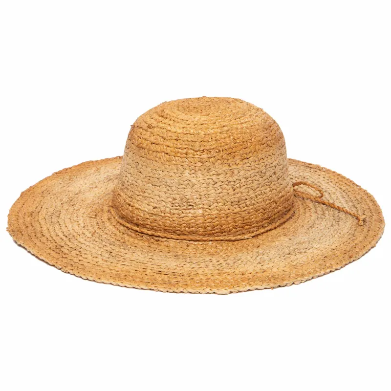San Diego Hat Company's Signature Women's Large Brim Raffia Hat made by San Diego Hat Company