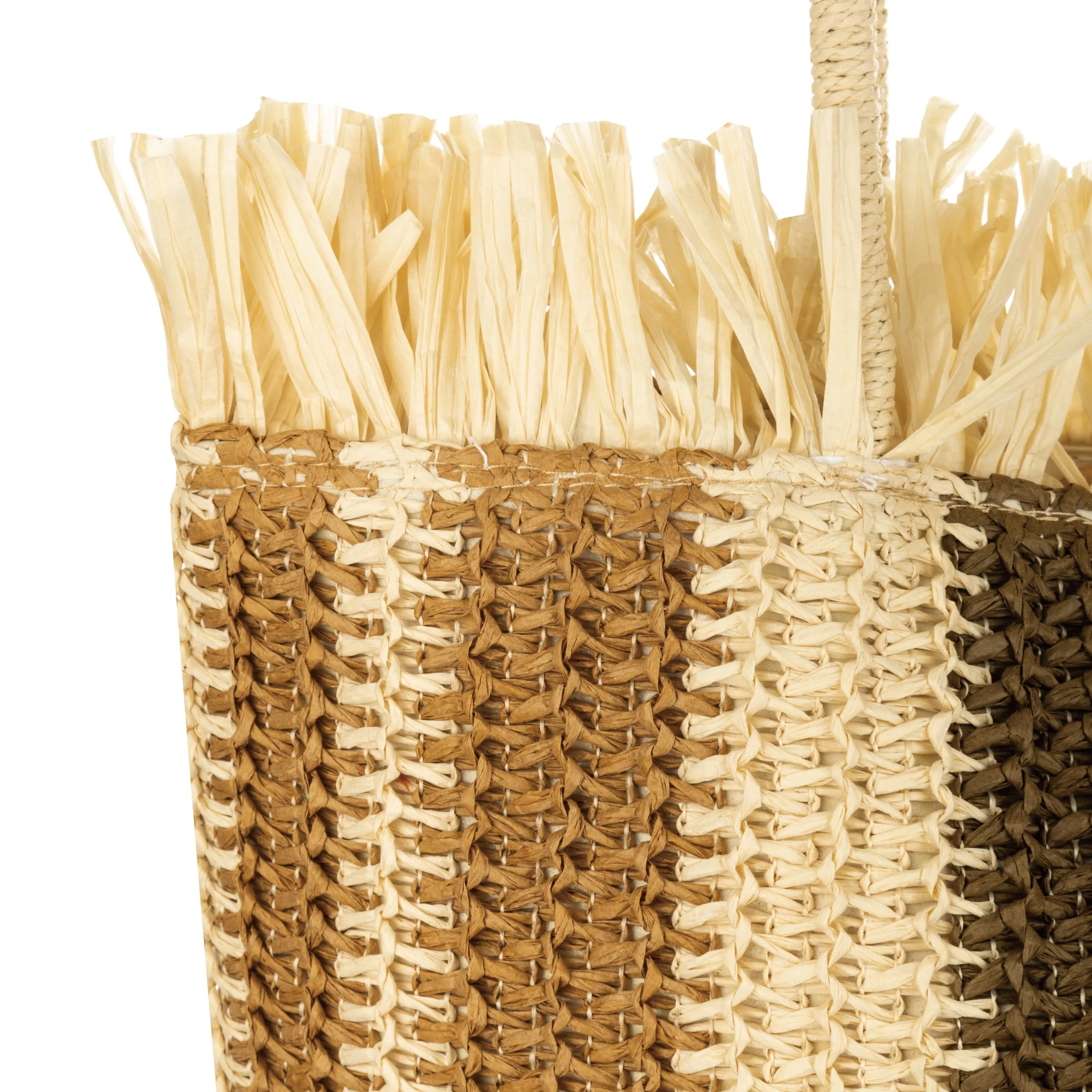 Felecity - Crochet Vertical Stripe Tote sold by San Diego Hat Company product image thumbnail 2