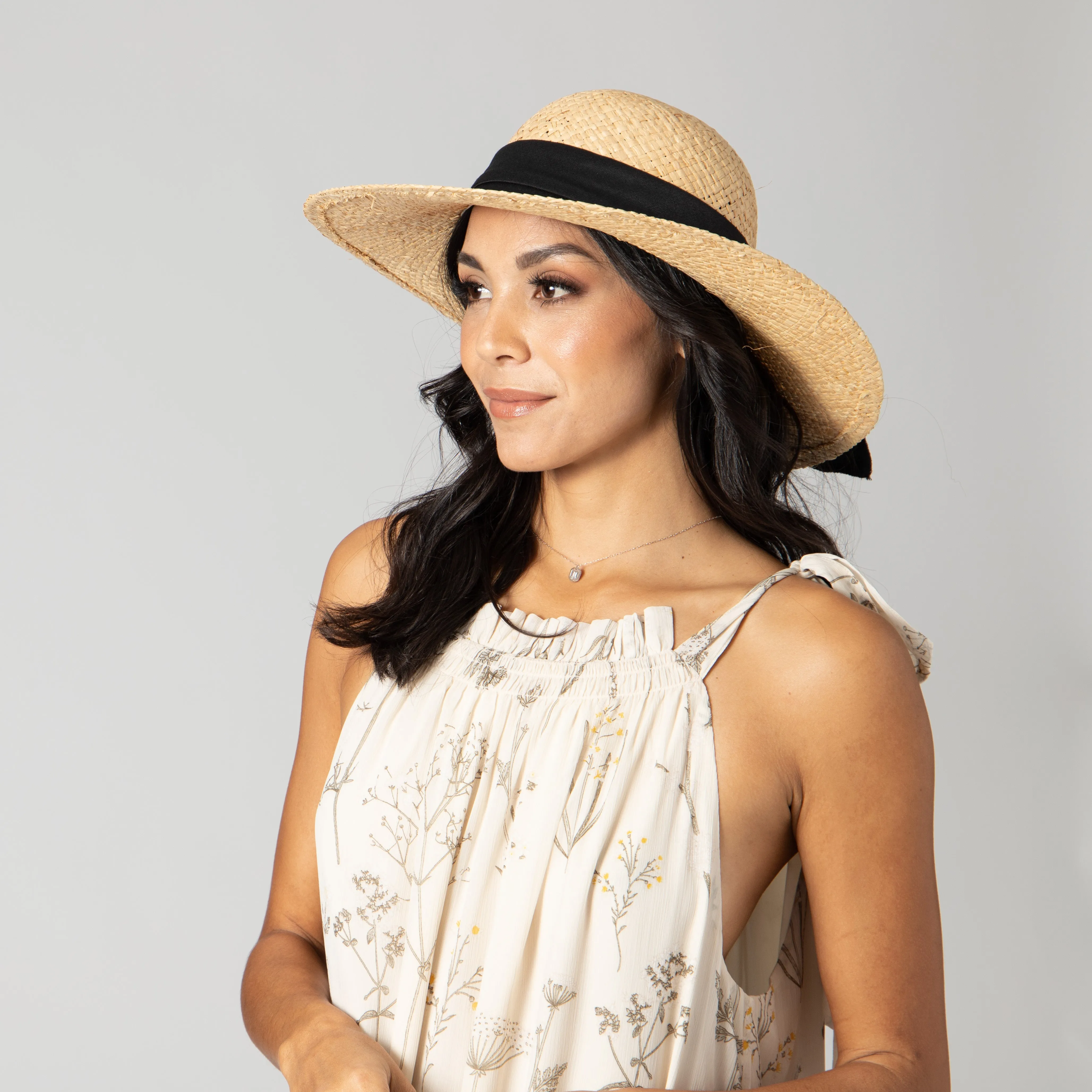 The Day Dream Raffia Sun Hat sold by San Diego Hat Company product image thumbnail 3