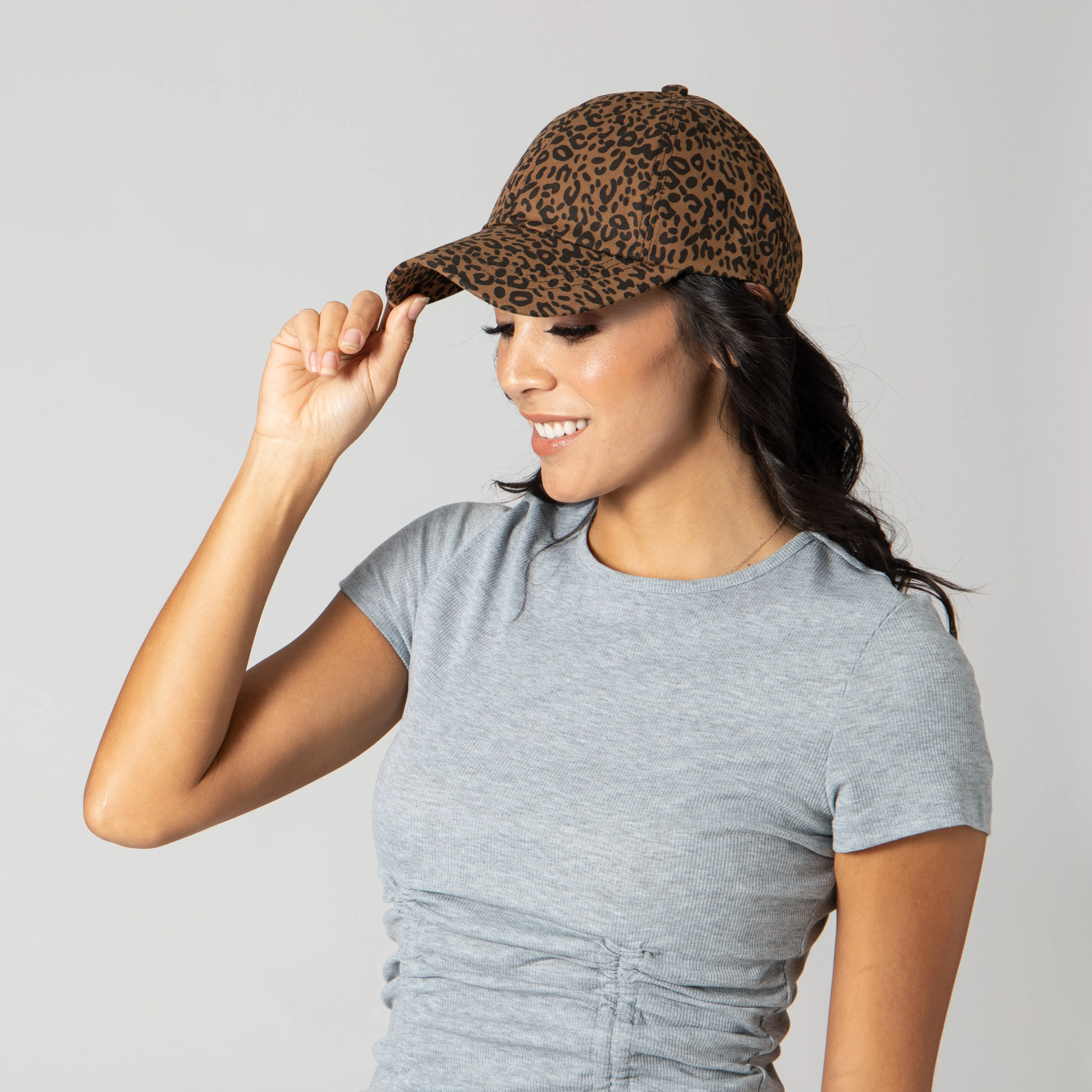 Women's Animal Print Ball Cap sold by San Diego Hat Company product image thumbnail 2
