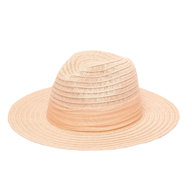 Women's Organza Band Fedora sold by San Diego Hat Company