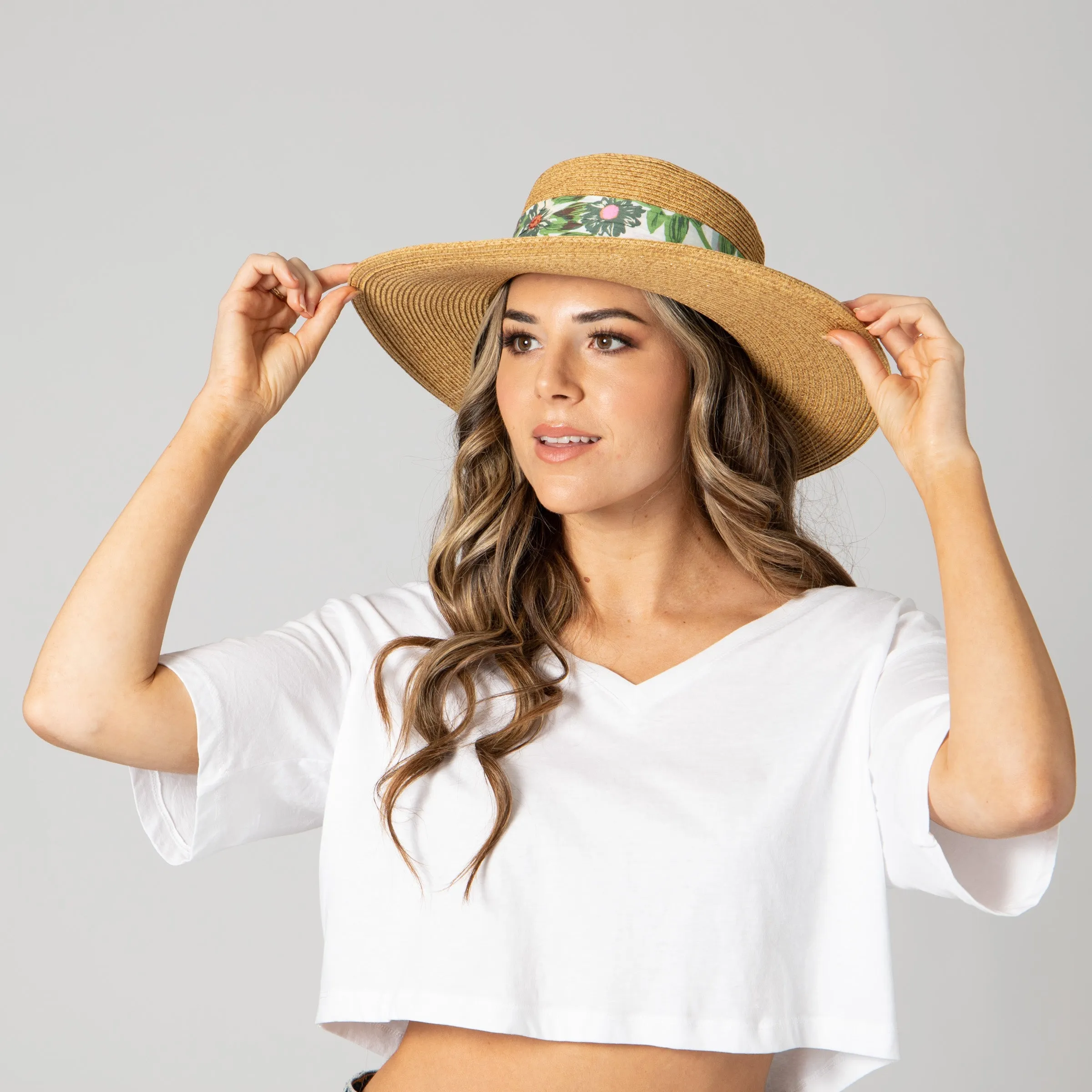 The Eden Boater sold by San Diego Hat Company product image thumbnail 5