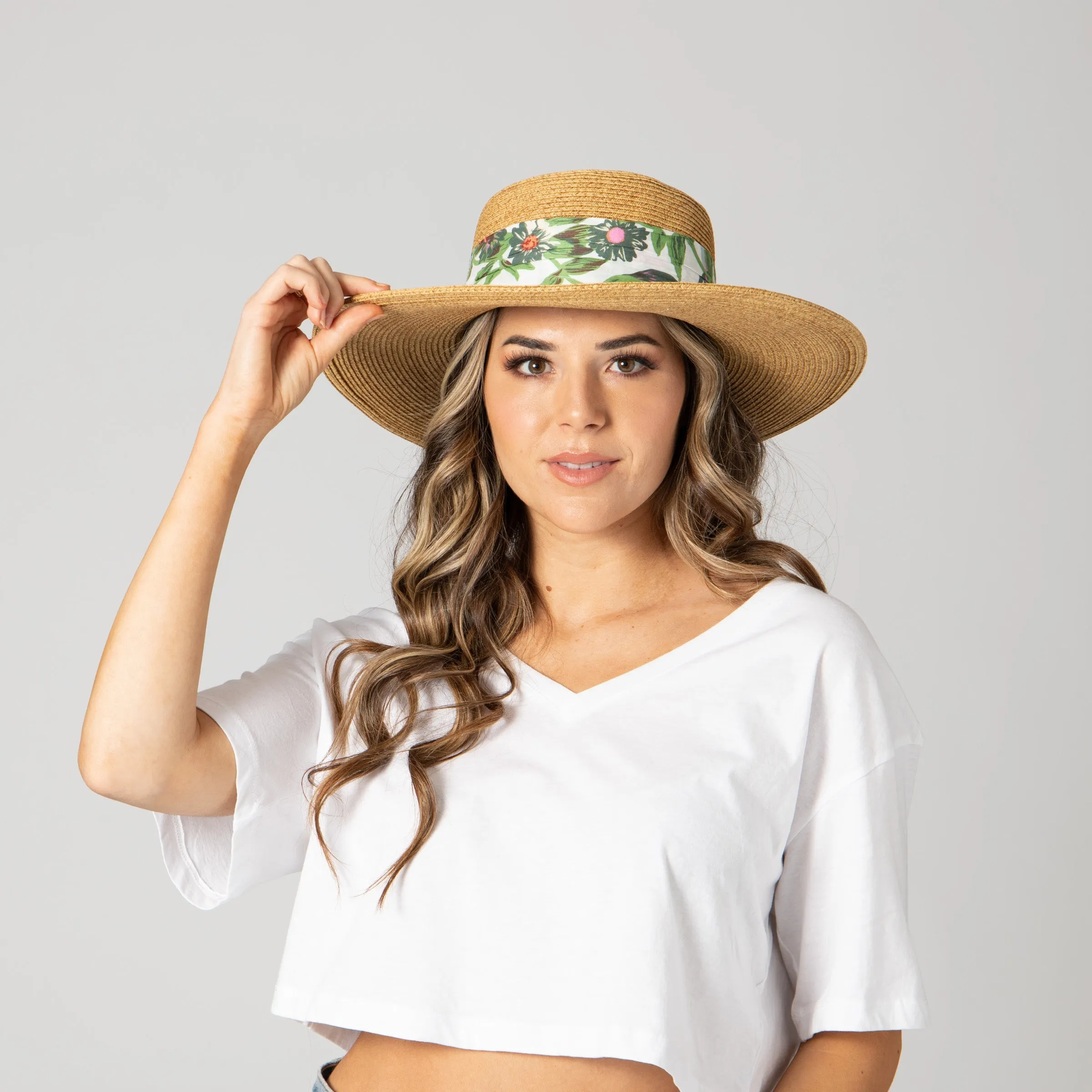 The Eden Boater sold by San Diego Hat Company product image thumbnail 2
