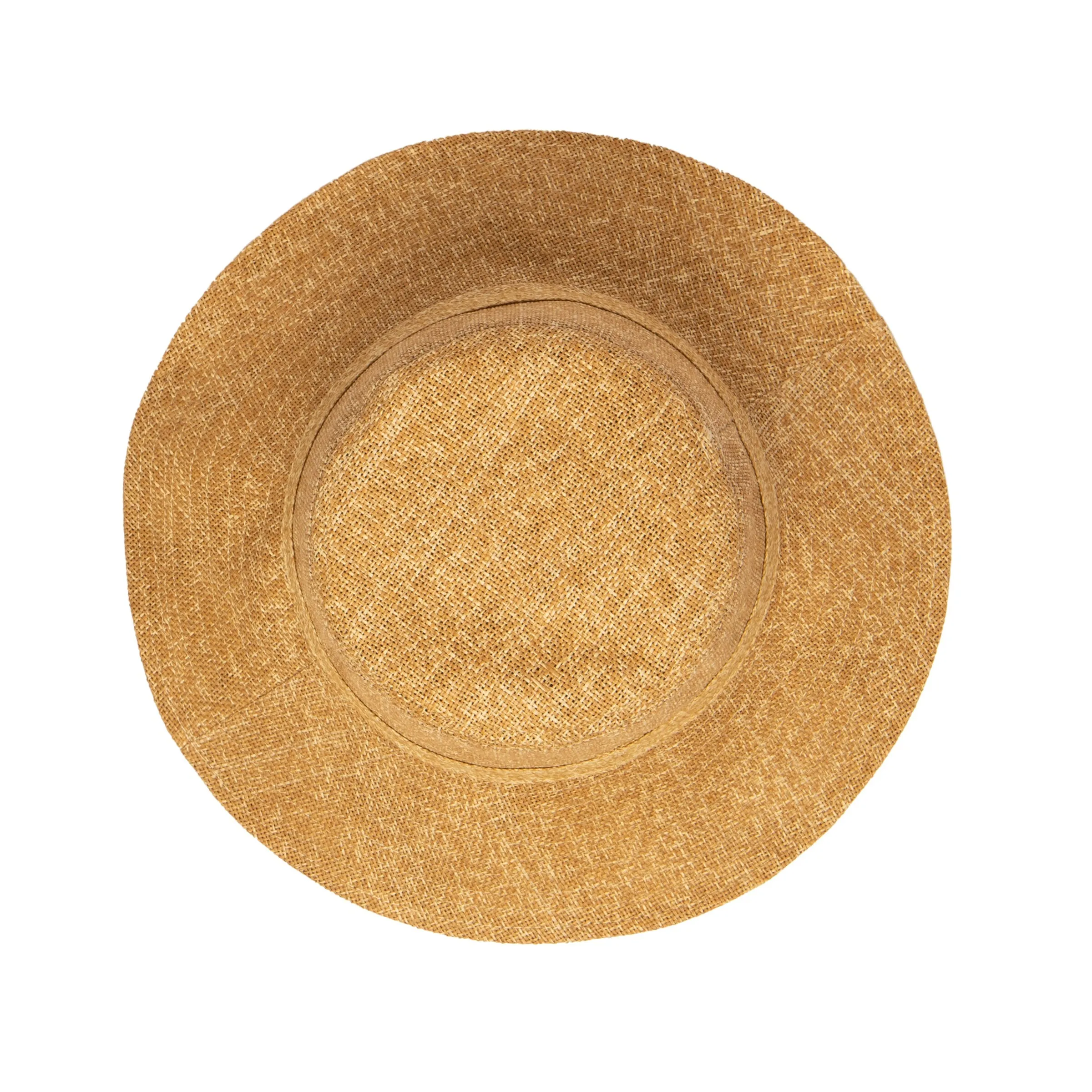 Women's Cut & Sew Wide Brim Woven Paper Bucket Hat sold by San Diego Hat Company product image thumbnail 5