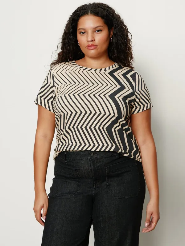 The Perfect Tee Frost Extended Sizing sold by Sanctuary