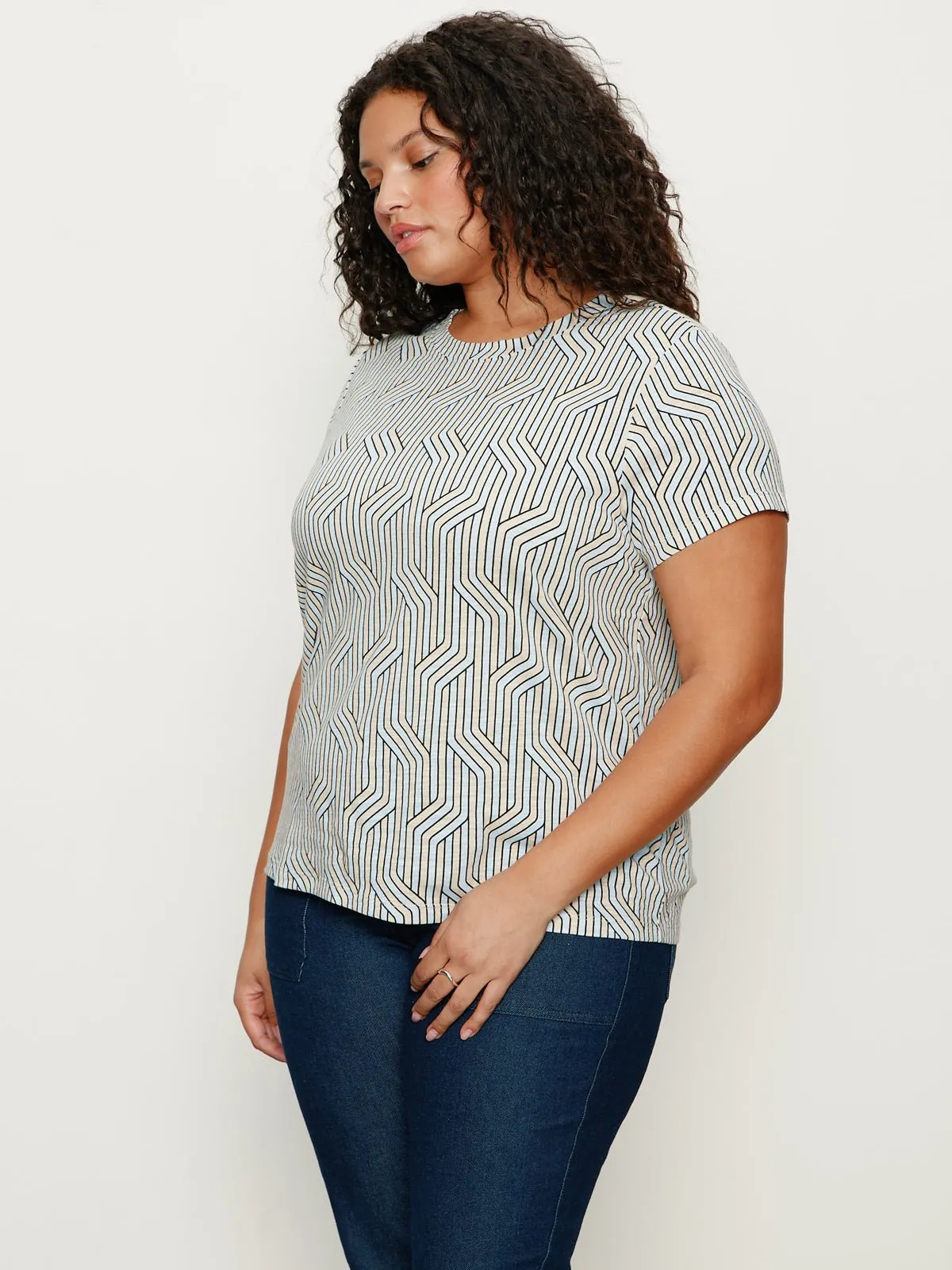 The Perfect Tee Arctic Wave Extended Sizing sold by Sanctuary product image thumbnail 4
