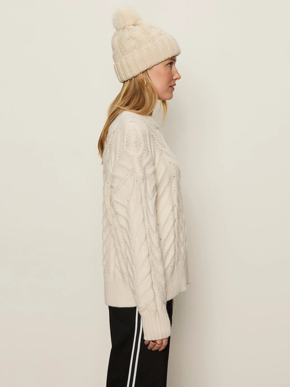 Snow Bunny Statement Sweater Chalk sold by Sanctuary product image thumbnail 3