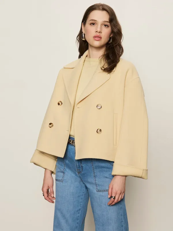 Karlie Wool Jacket Buttercream sold by Sanctuary