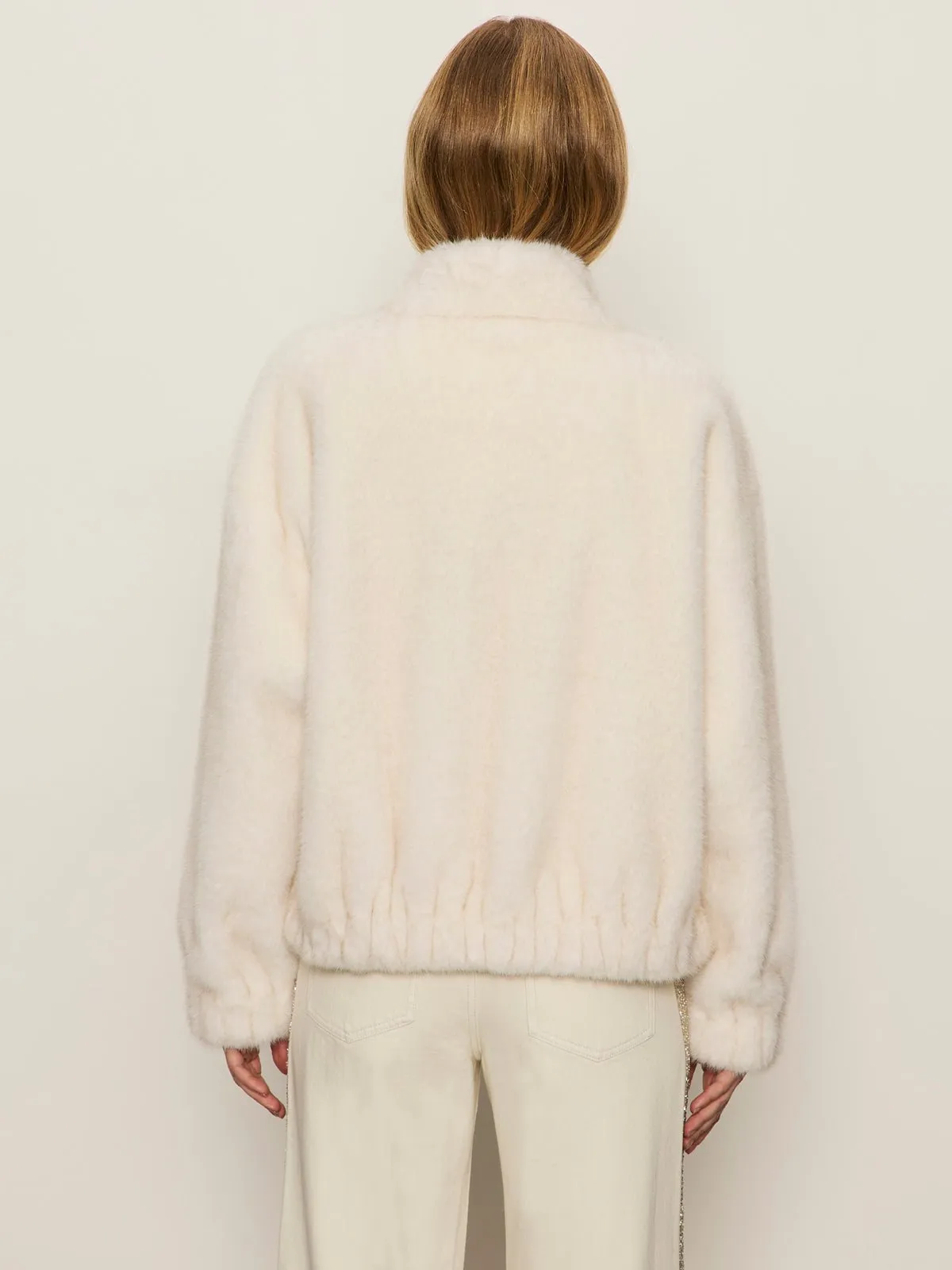 Coco Fur Jacket Almond Cream sold by Sanctuary product image thumbnail 4