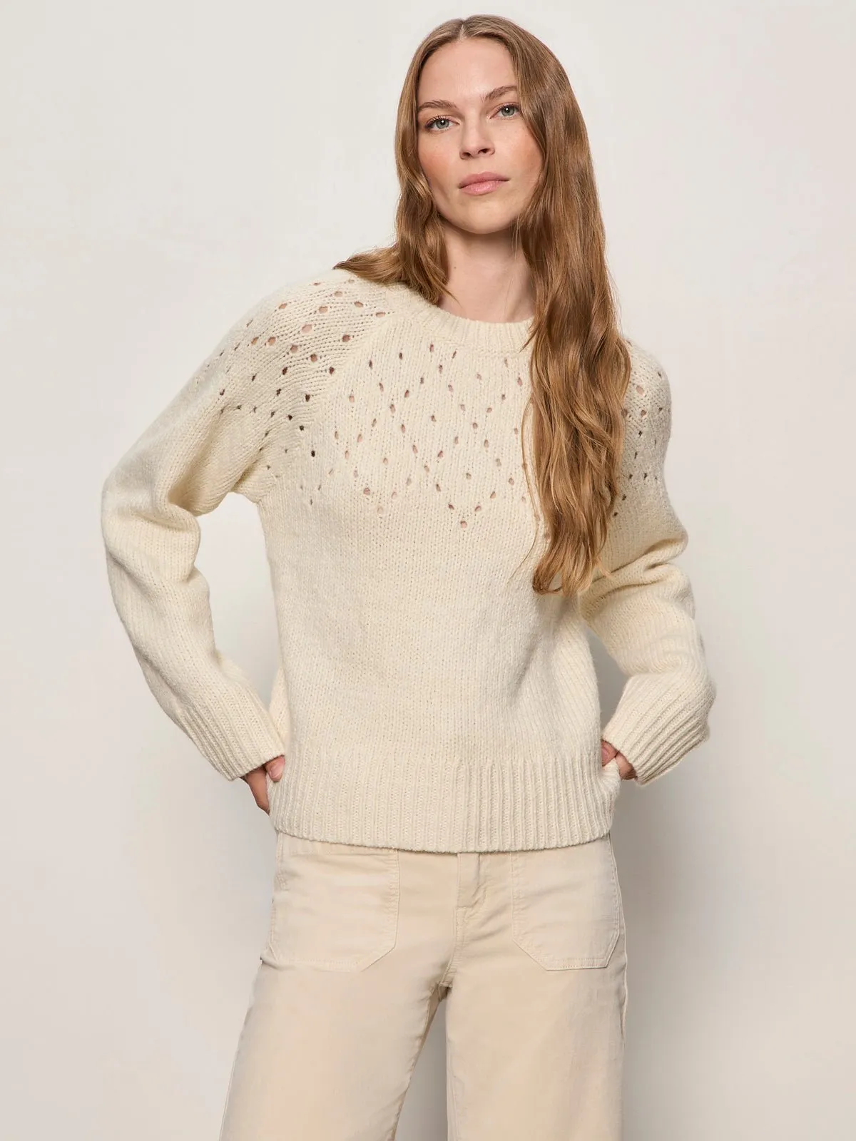 Femme Openwork Sweater Vanilla Creme sold by Sanctuary product image thumbnail 2