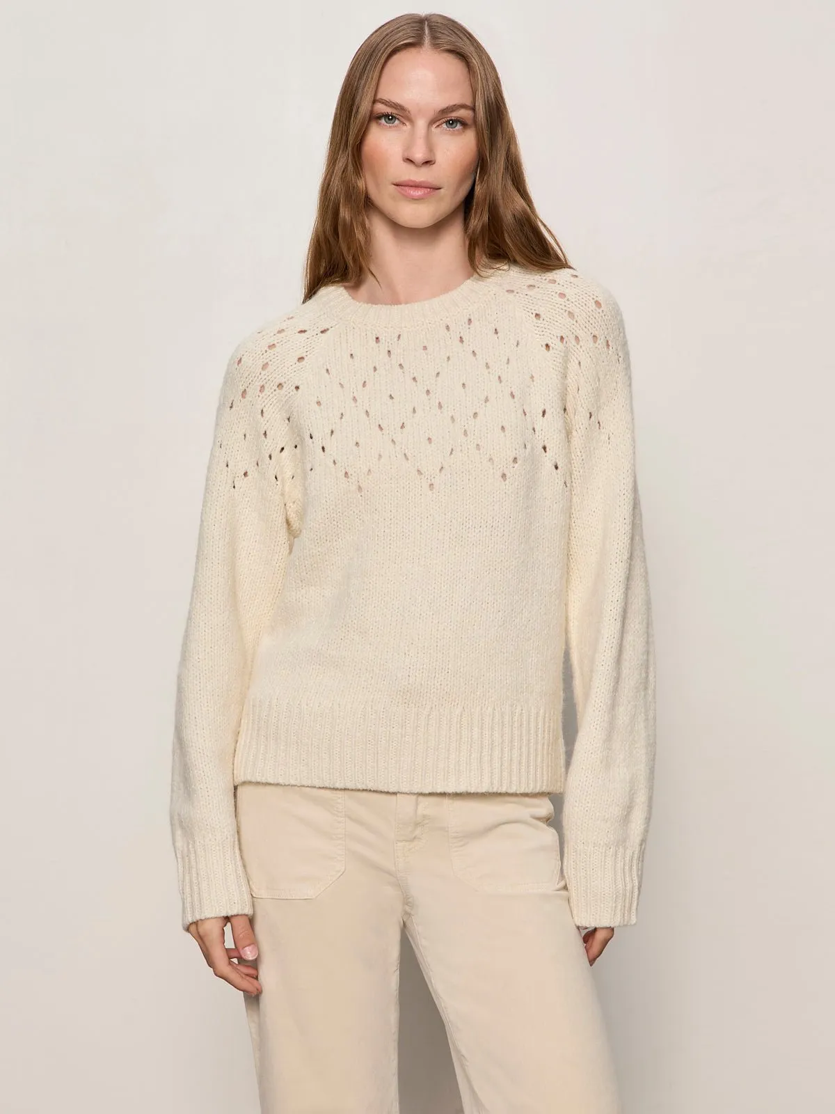 Femme Openwork Sweater Vanilla Creme sold by Sanctuary product image thumbnail 5