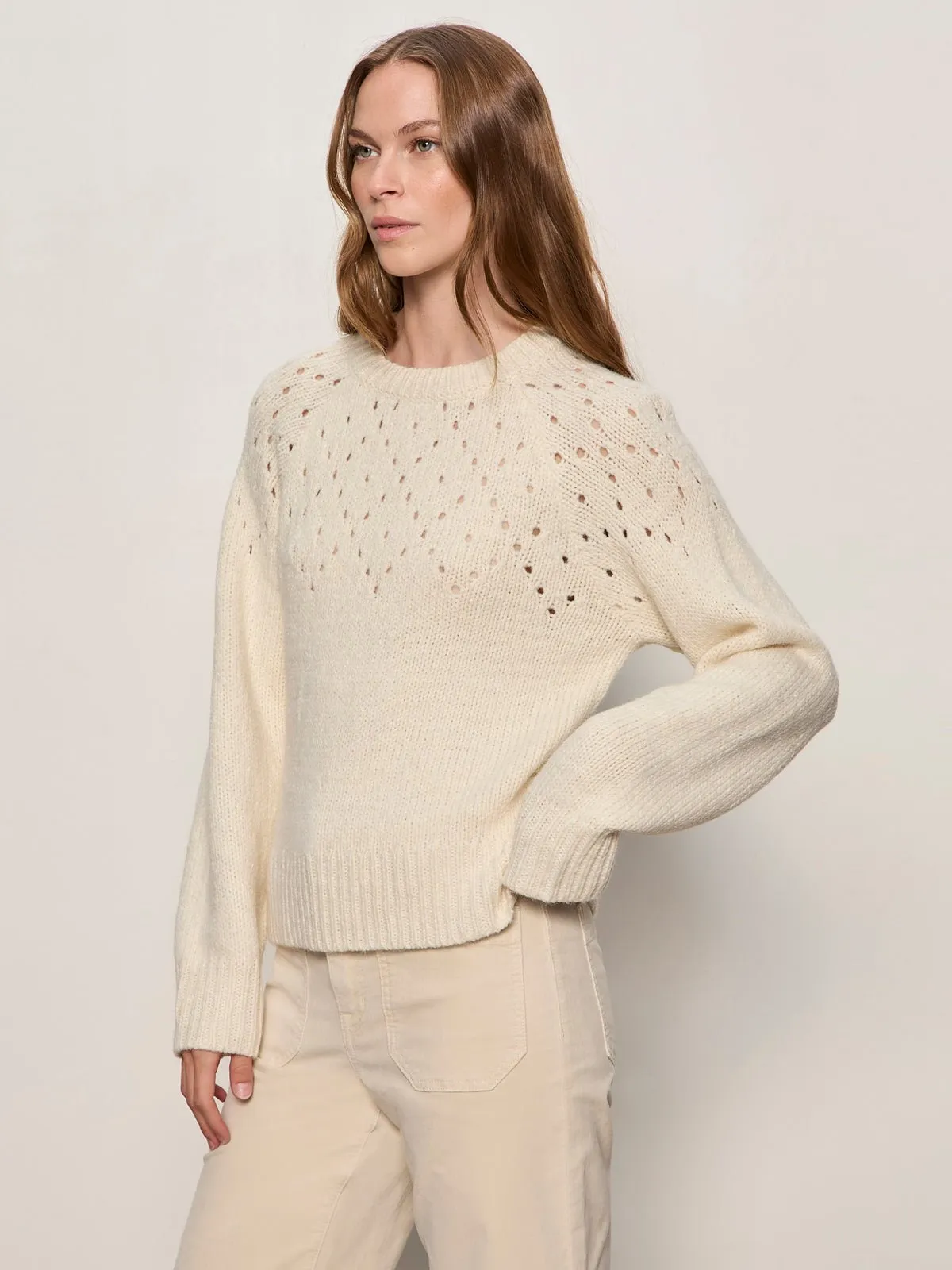Femme Openwork Sweater Vanilla Creme sold by Sanctuary product image thumbnail 4
