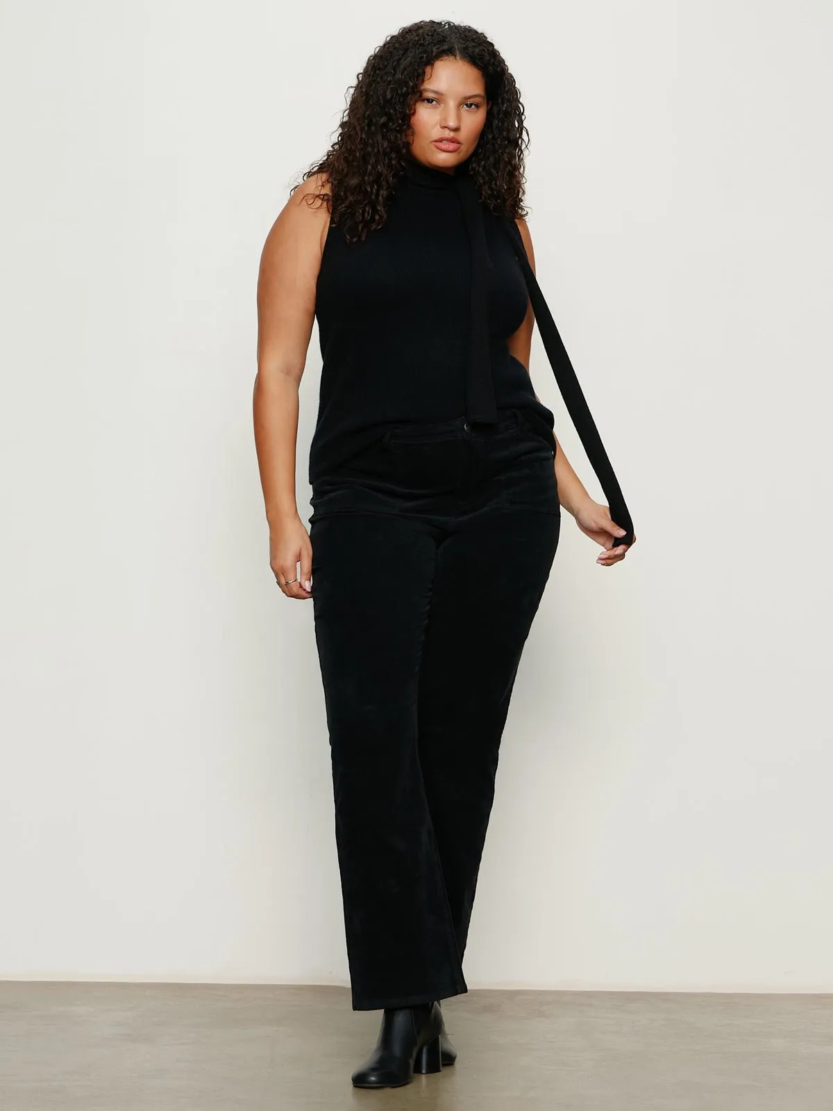 Scarf Sweater Shell Black Extended Sizing sold by Sanctuary product image thumbnail 3