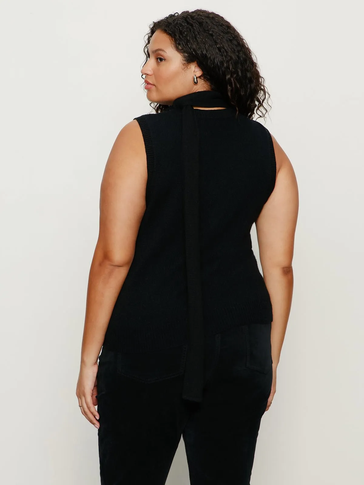 Scarf Sweater Shell Black Extended Sizing sold by Sanctuary product image thumbnail 2