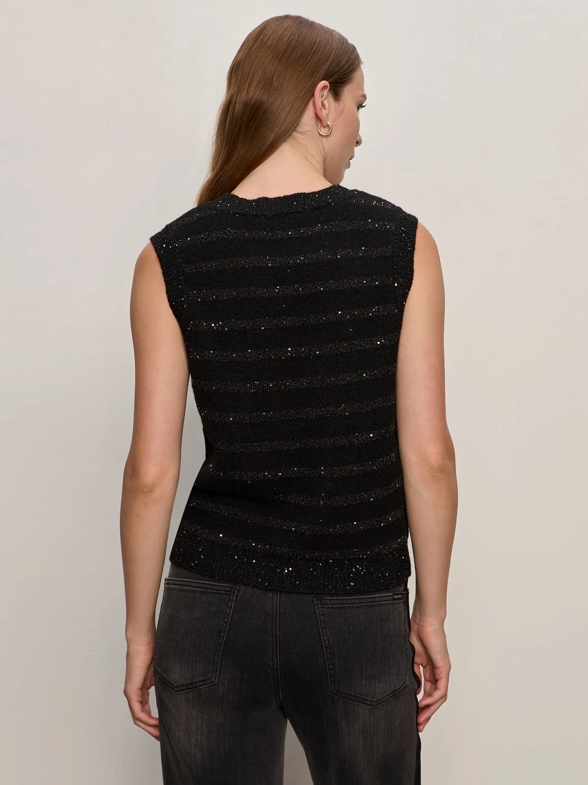 Shine Sweater Shell Black With Black Shine sold by Sanctuary product image thumbnail 4