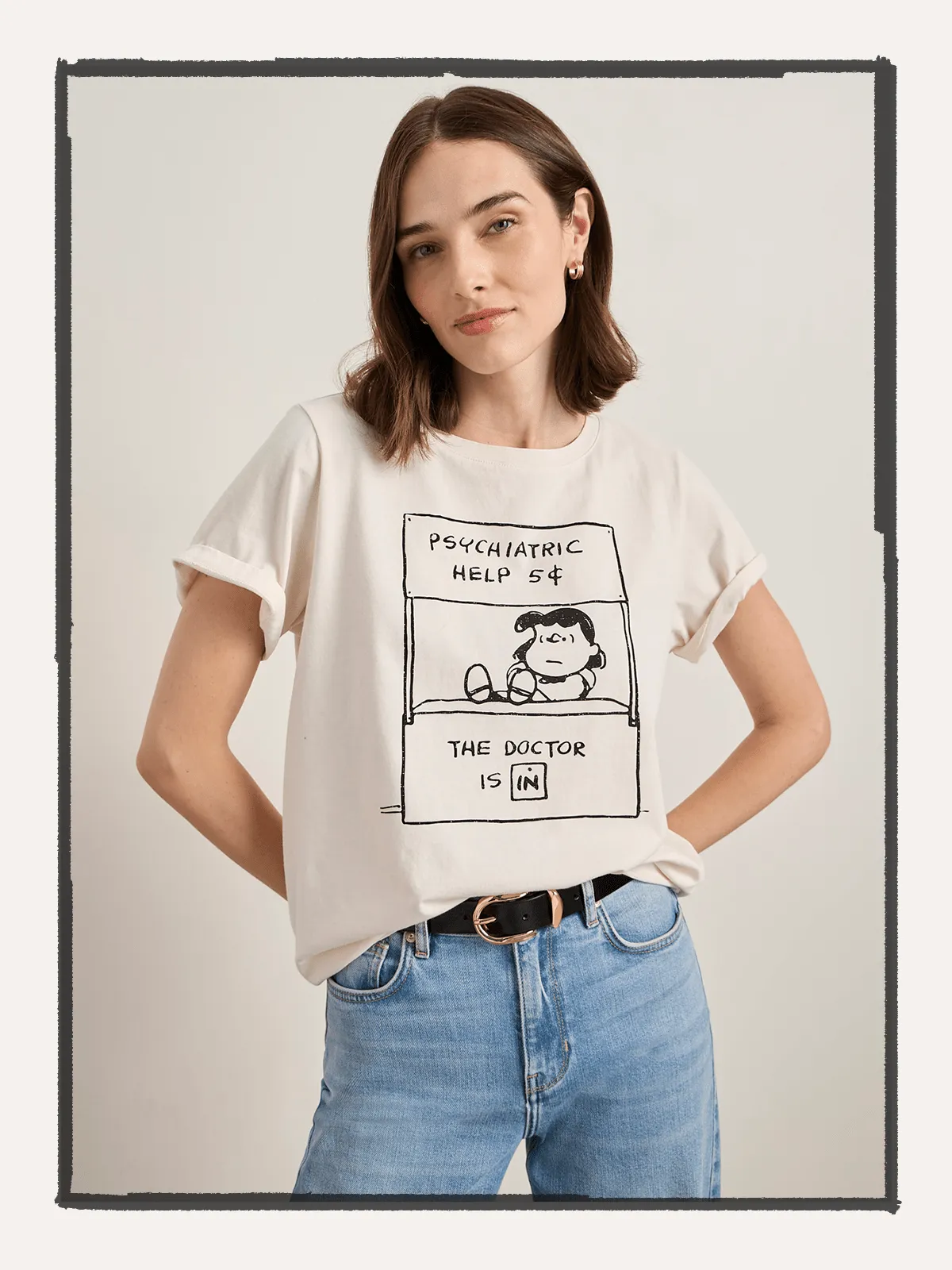Sanctuary x PEANUTS 75th Anniversary The Doctor Is In Tee sold by Sanctuary