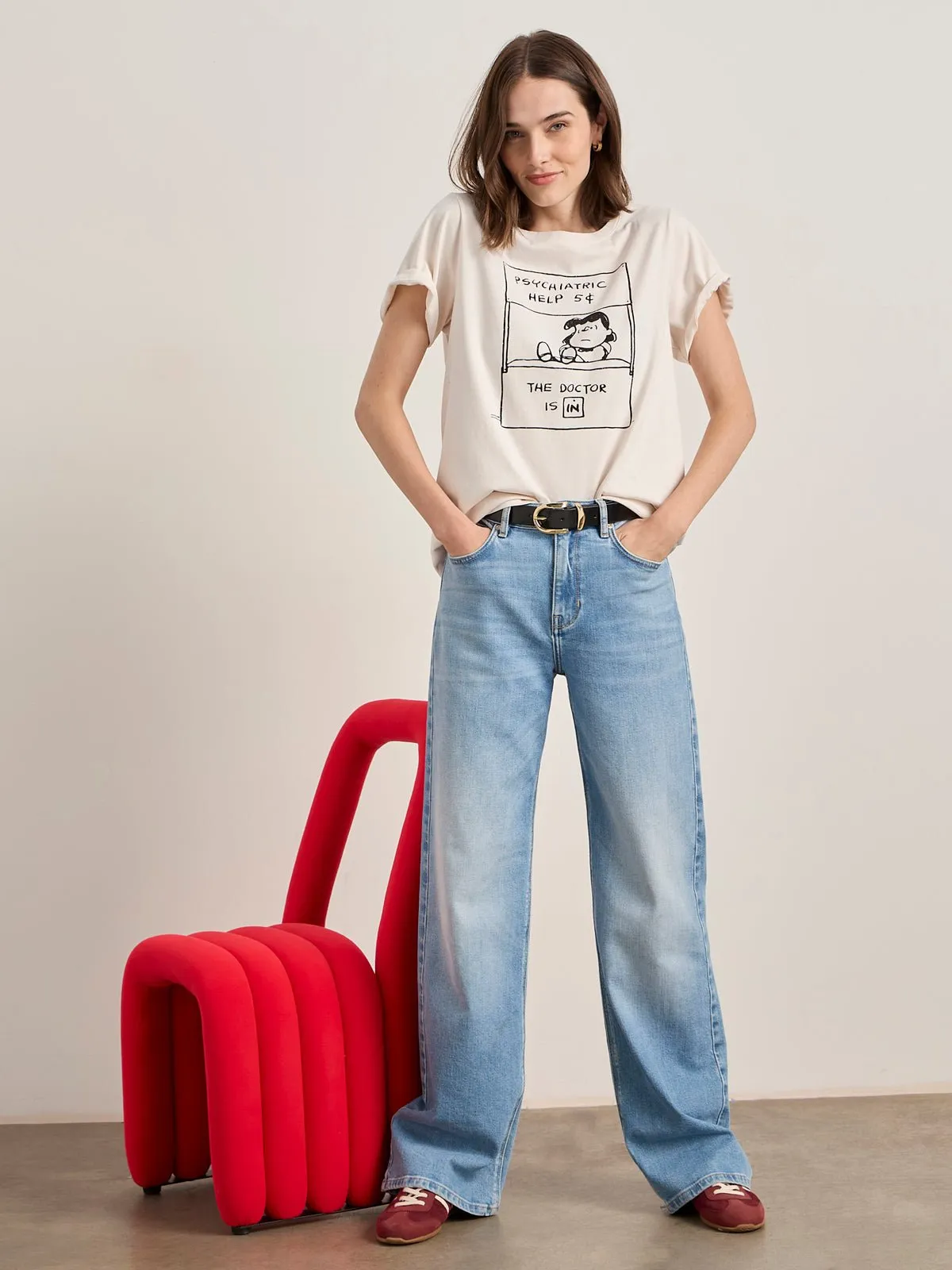 Sanctuary x PEANUTS 75th Anniversary The Doctor Is In Tee sold by Sanctuary product image thumbnail 2