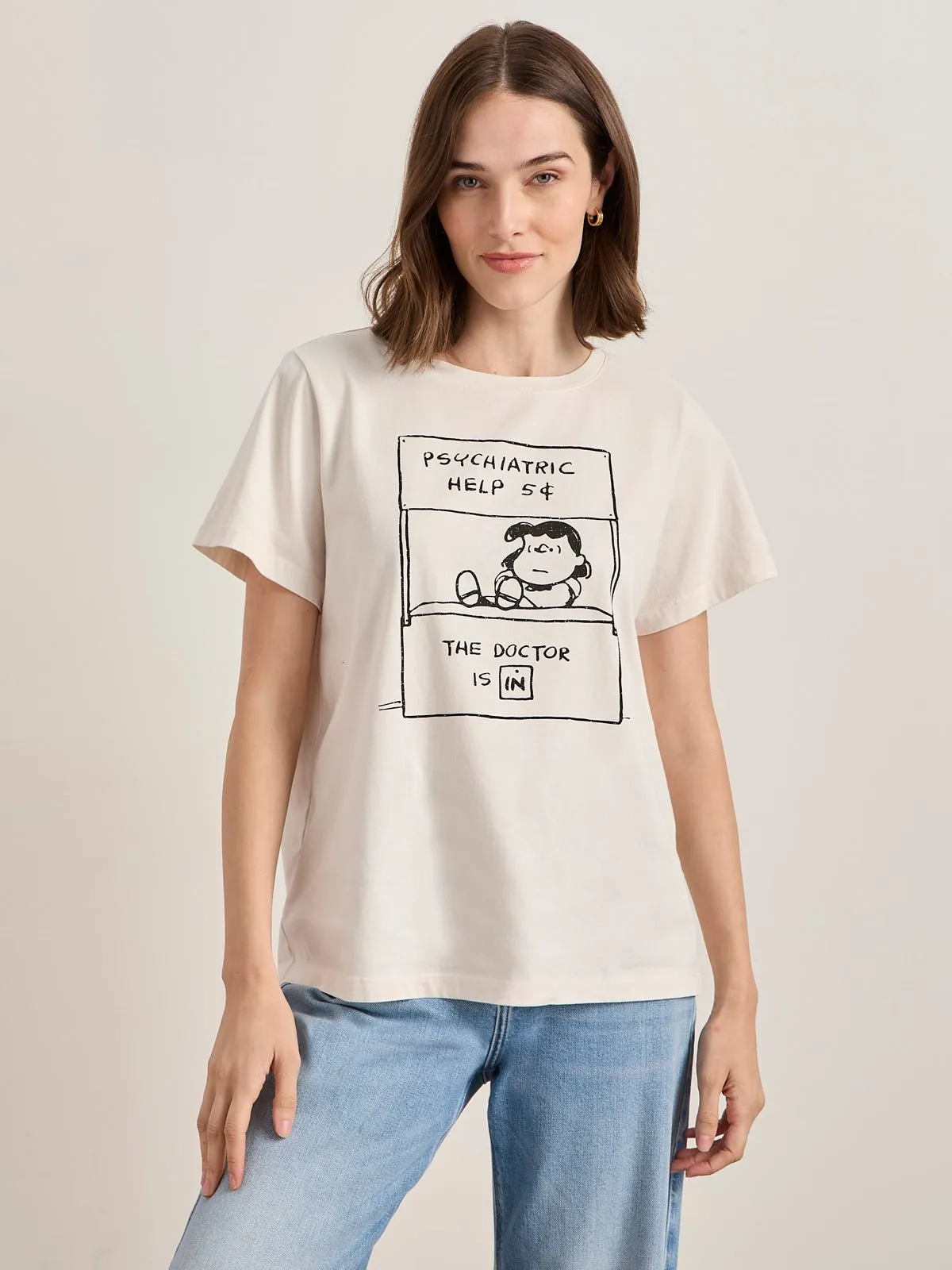 Sanctuary x PEANUTS 75th Anniversary The Doctor Is In Tee sold by Sanctuary product image thumbnail 5