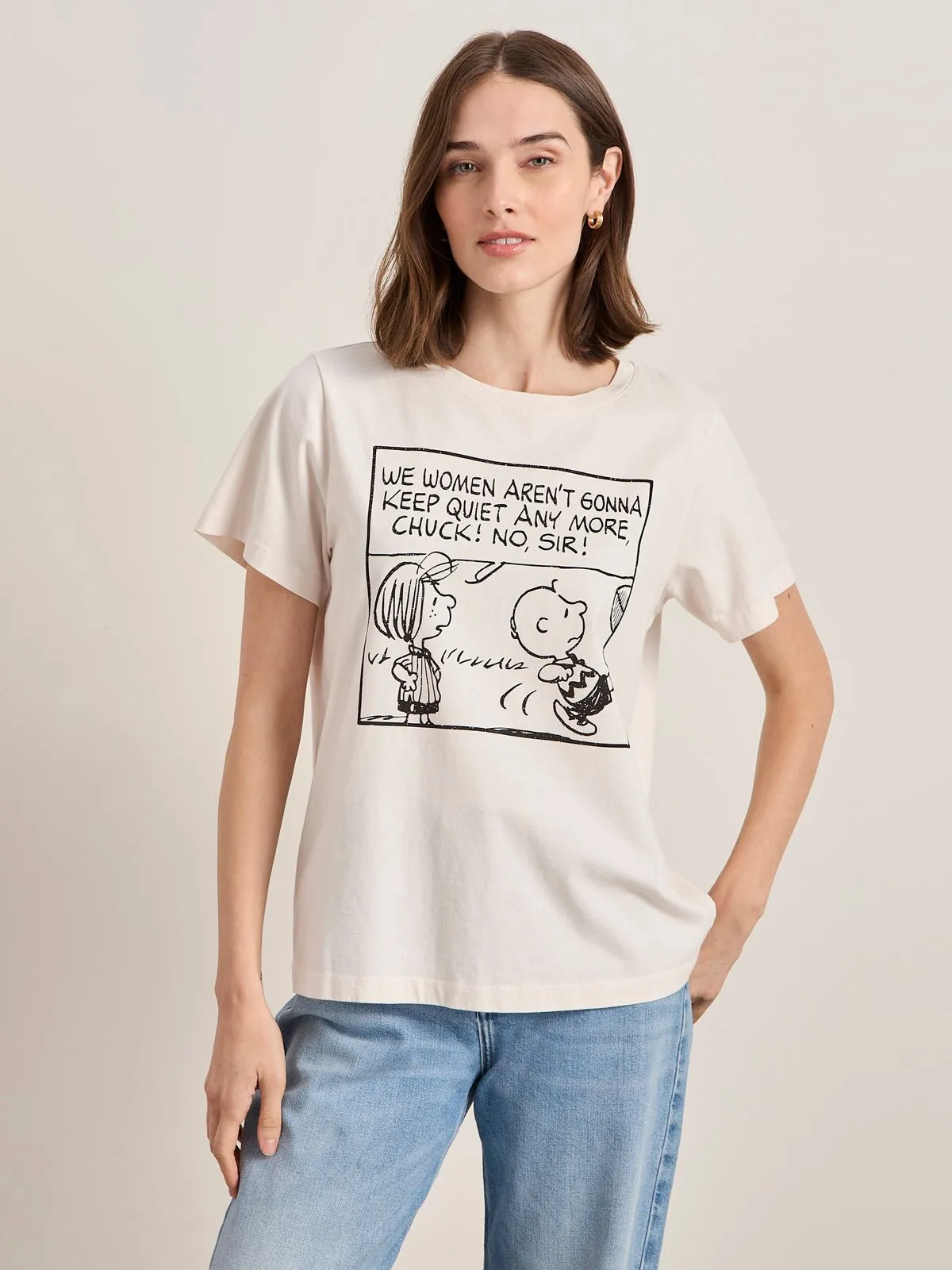 Sanctuary x PEANUTS 75th Anniversary Aren't Gonna Keep Quiet Tee sold by Sanctuary product image thumbnail 5