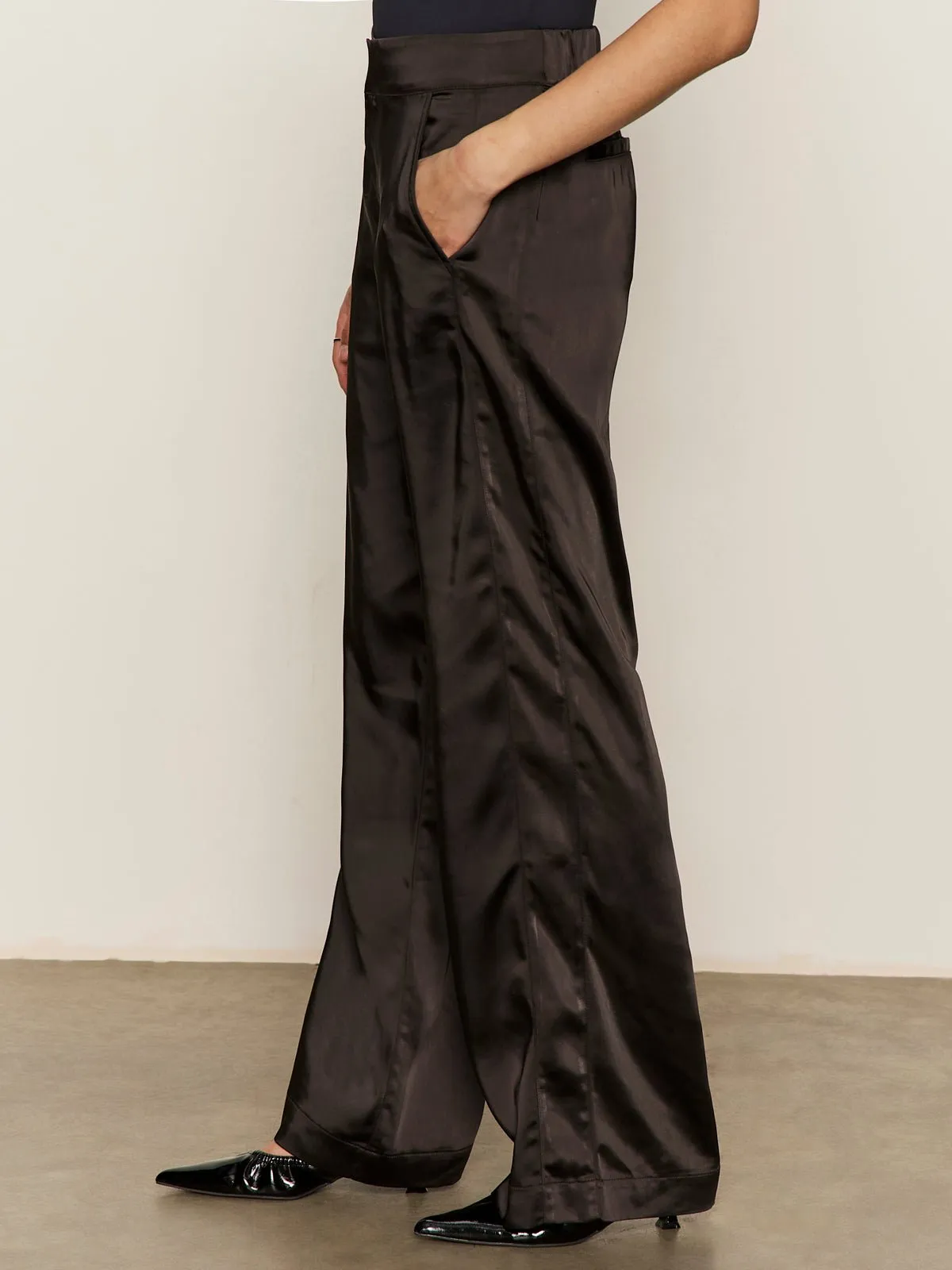 Modern Satin Trouser Black sold by Sanctuary product image thumbnail 2