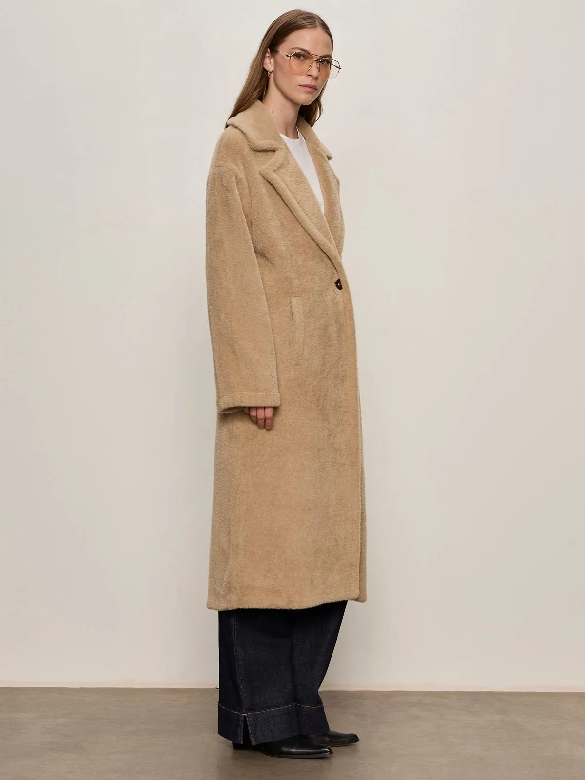 Live In Fur Coat Warm Camel sold by Sanctuary product image thumbnail 3