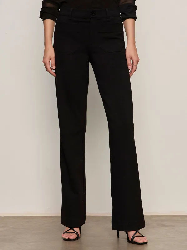 Marine Ponte Pant Black made by Sanctuary