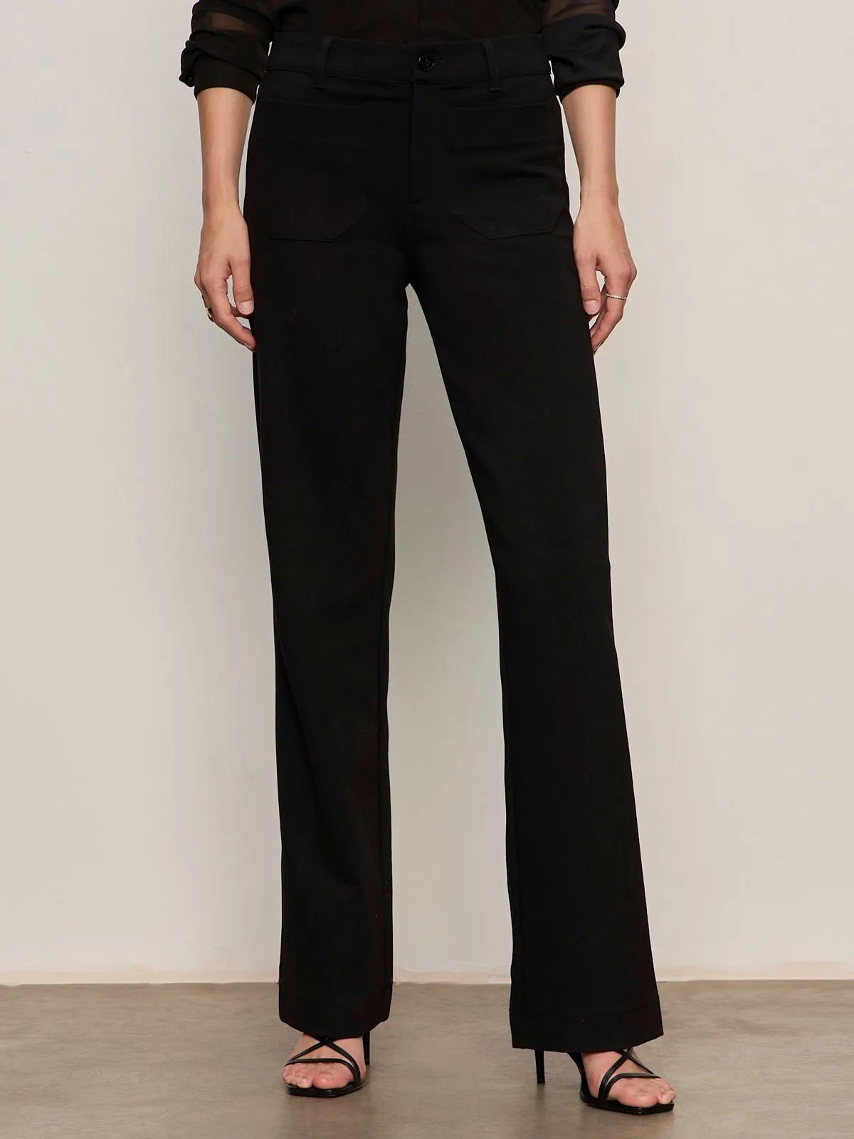 Marine Ponte Pant Black sold by Sanctuary