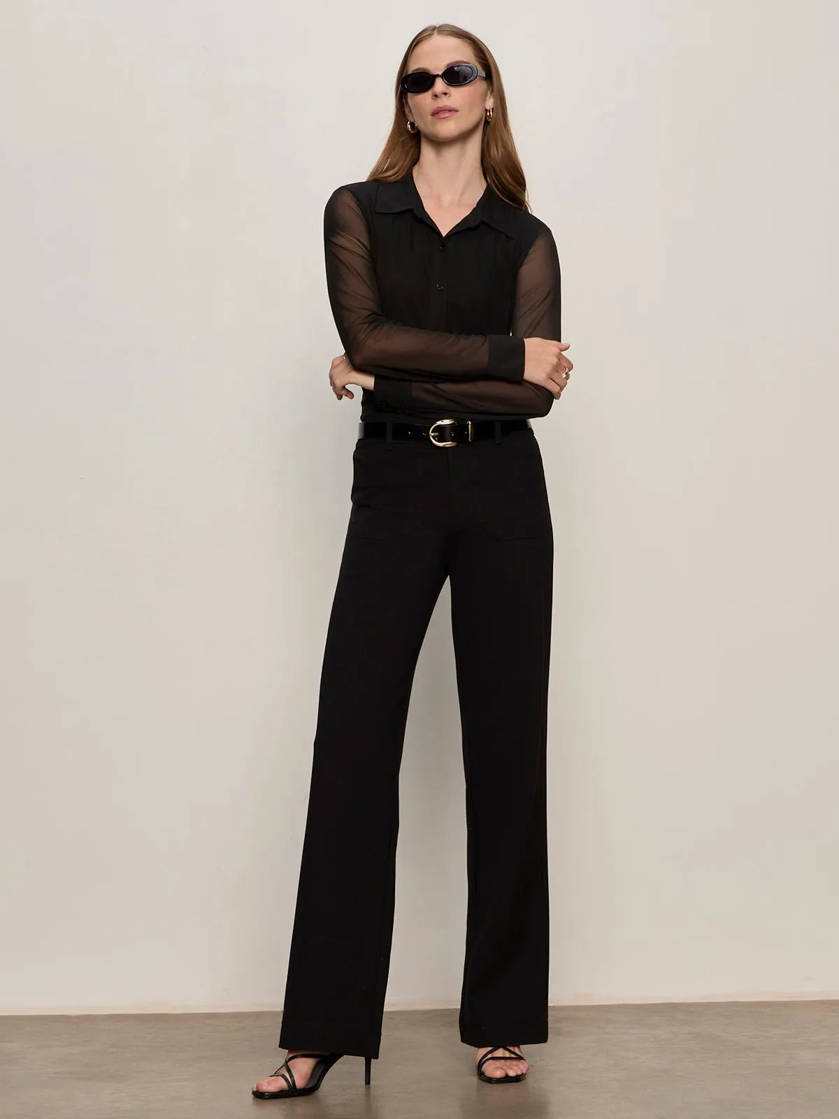 Marine Ponte Pant Black sold by Sanctuary product image thumbnail 2