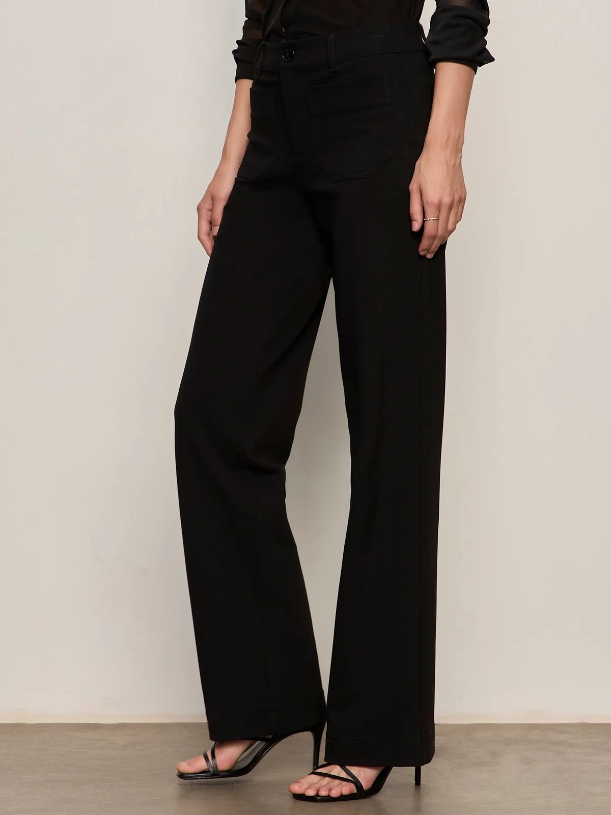 Marine Ponte Pant Black sold by Sanctuary product image thumbnail 4