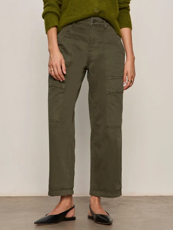 Boyfriend Utility Pant Kalamata Petite Sizing sold by Sanctuary