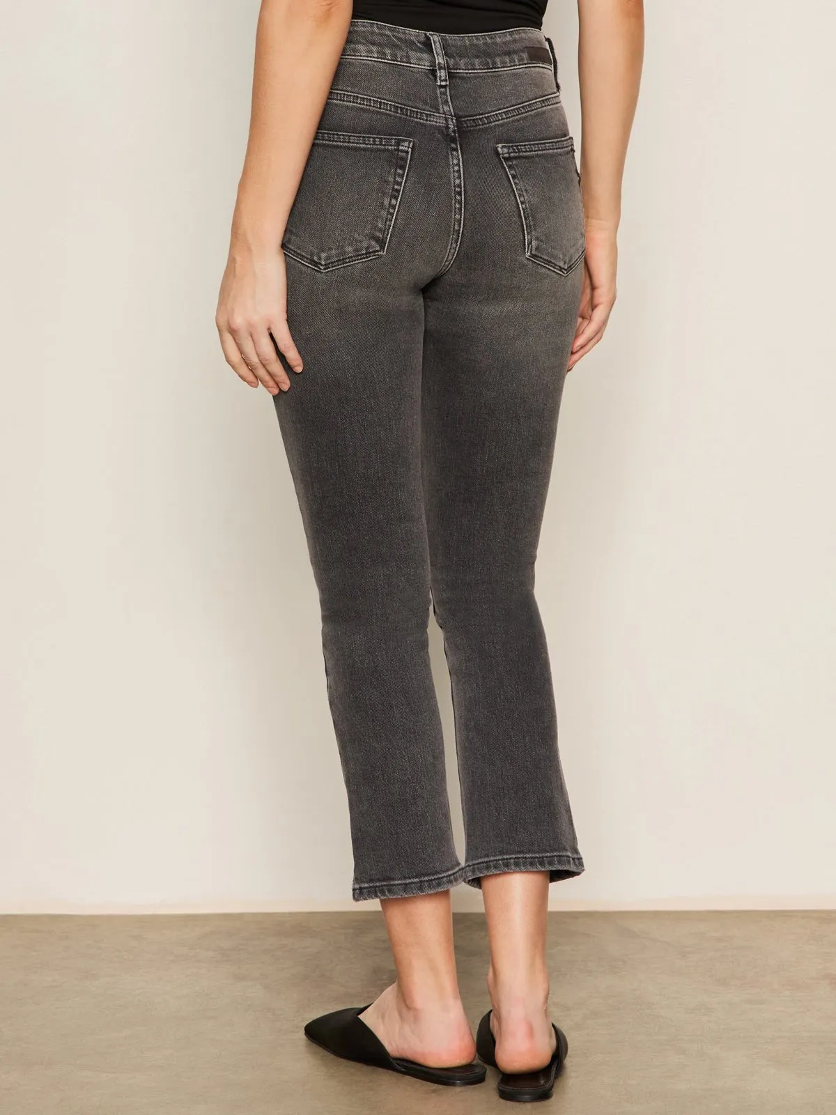 Astra Kick Crop Jean Washed Black Denim sold by Sanctuary product image thumbnail 3