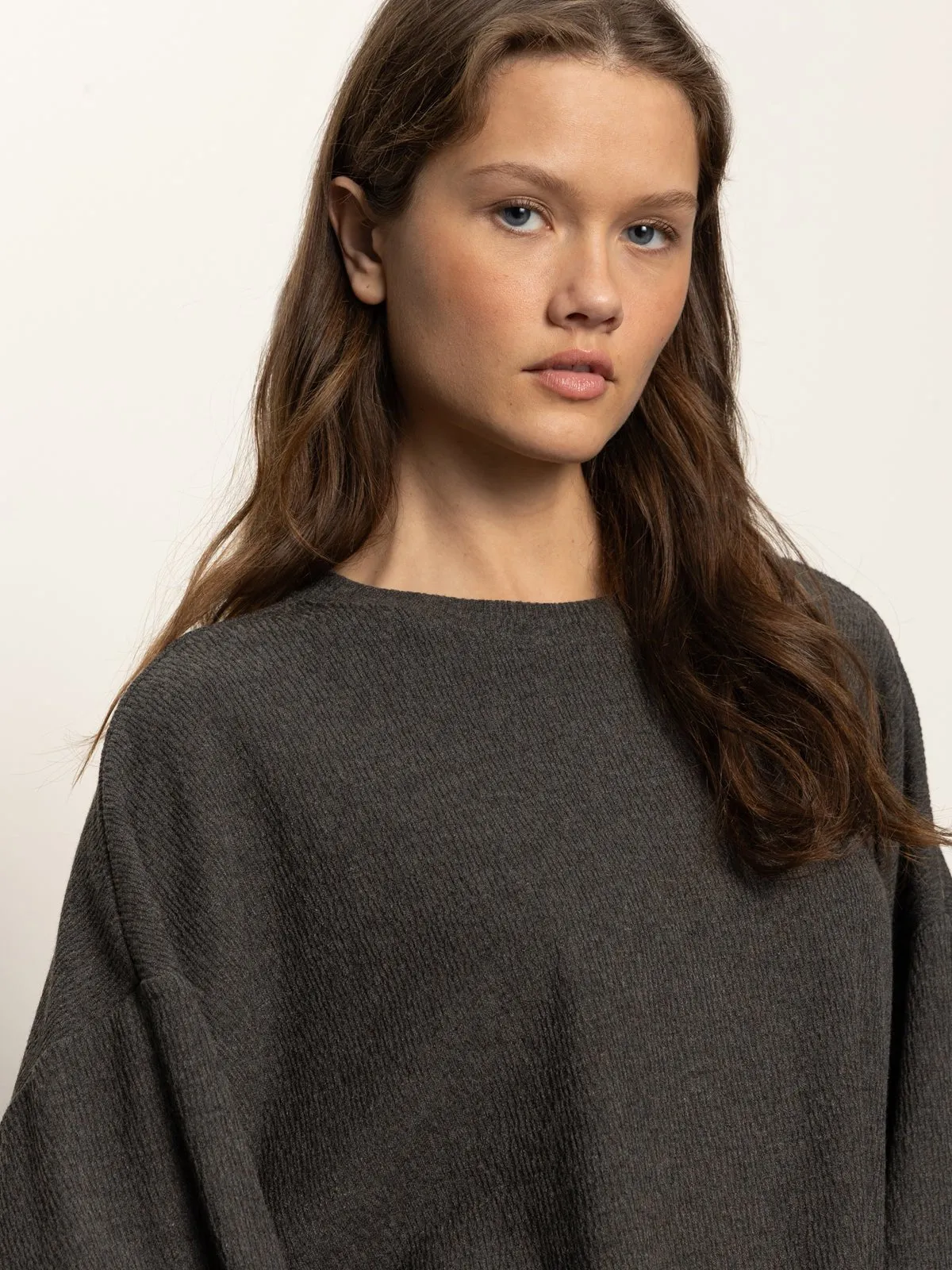 Hearthside Popover Top Heather Ink sold by Sanctuary product image thumbnail 5