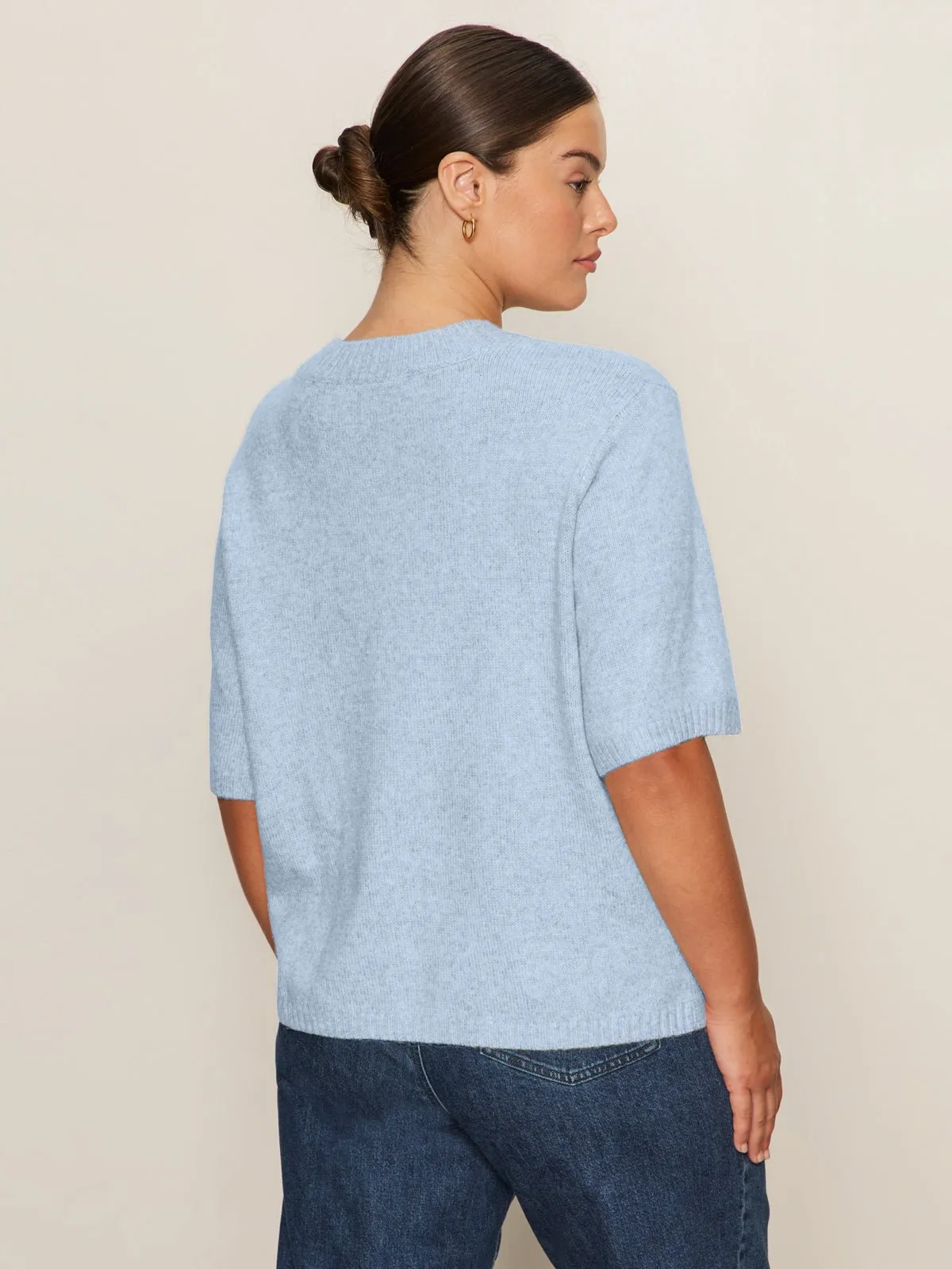 Perfect Sweater Tee Blue Powder Extended Sizing sold by Sanctuary product image thumbnail 3