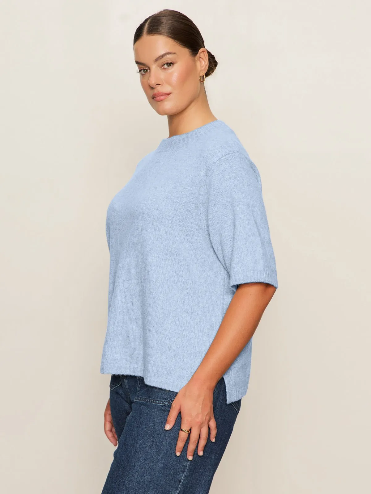 Perfect Sweater Tee Blue Powder Extended Sizing sold by Sanctuary product image thumbnail 2