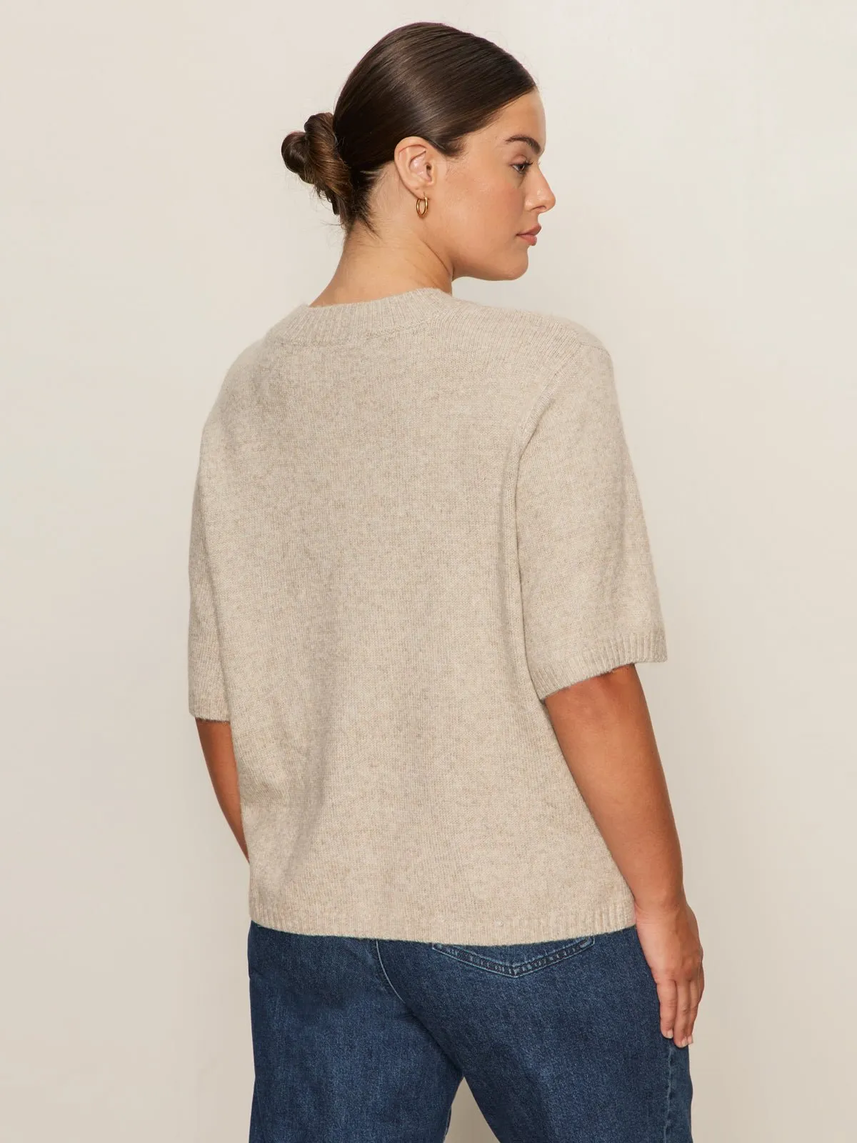 Perfect Sweater Tee Heather Pearl Extended Sizing sold by Sanctuary product image thumbnail 3