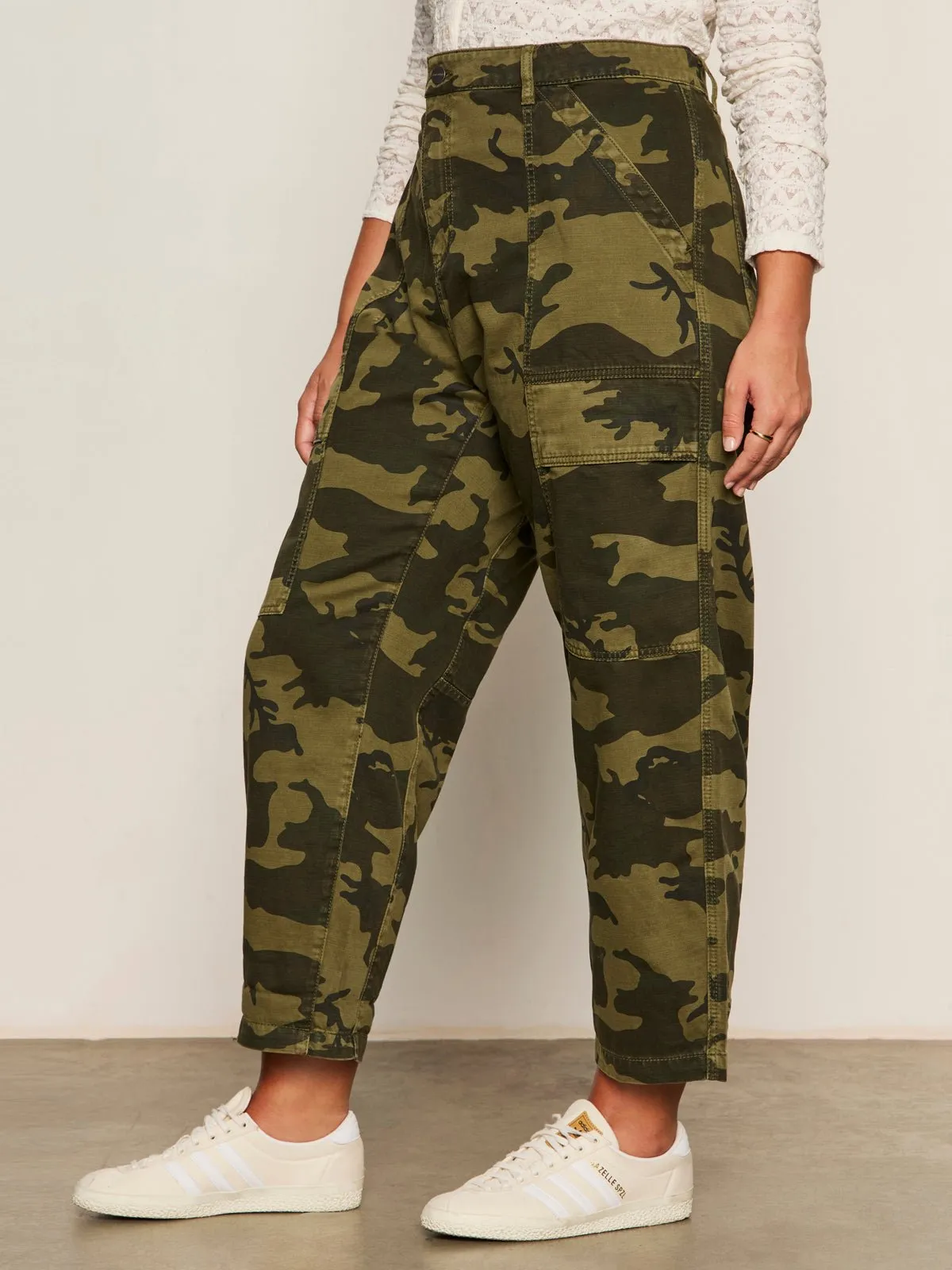 Boyfriend Utility Pant Rambler Camo Extended Sizing sold by Sanctuary product image thumbnail 2