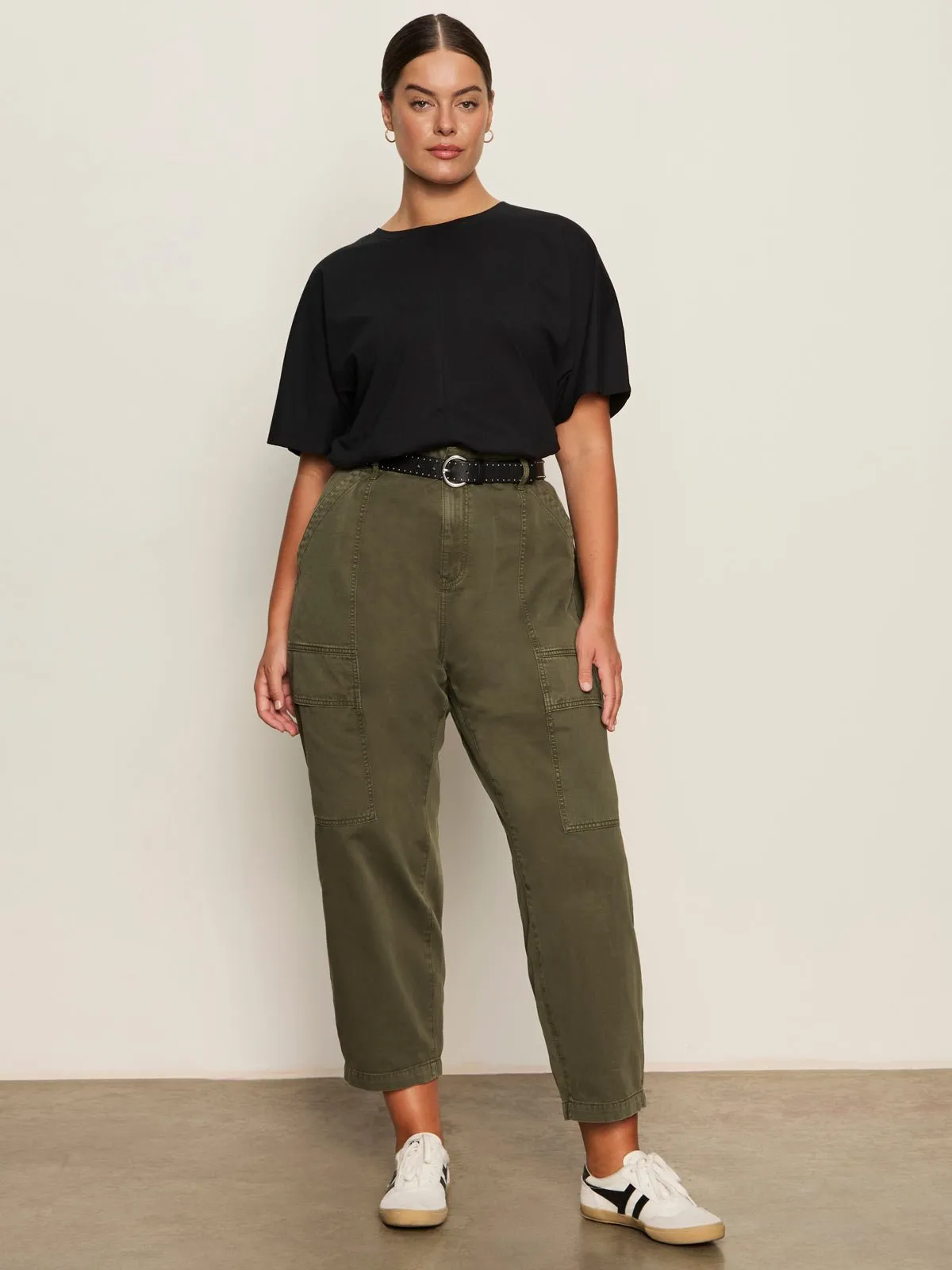 Boyfriend Utility Pant Kalamata Extended Sizing sold by Sanctuary product image thumbnail 5