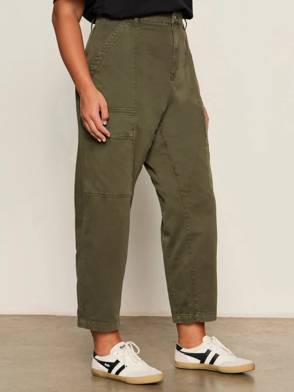 Boyfriend Utility Pant Kalamata Extended Sizing sold by Sanctuary product image thumbnail 2