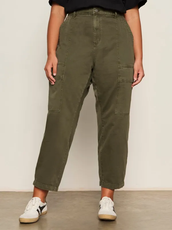 Boyfriend Utility Pant Kalamata Extended Sizing sold by Sanctuary