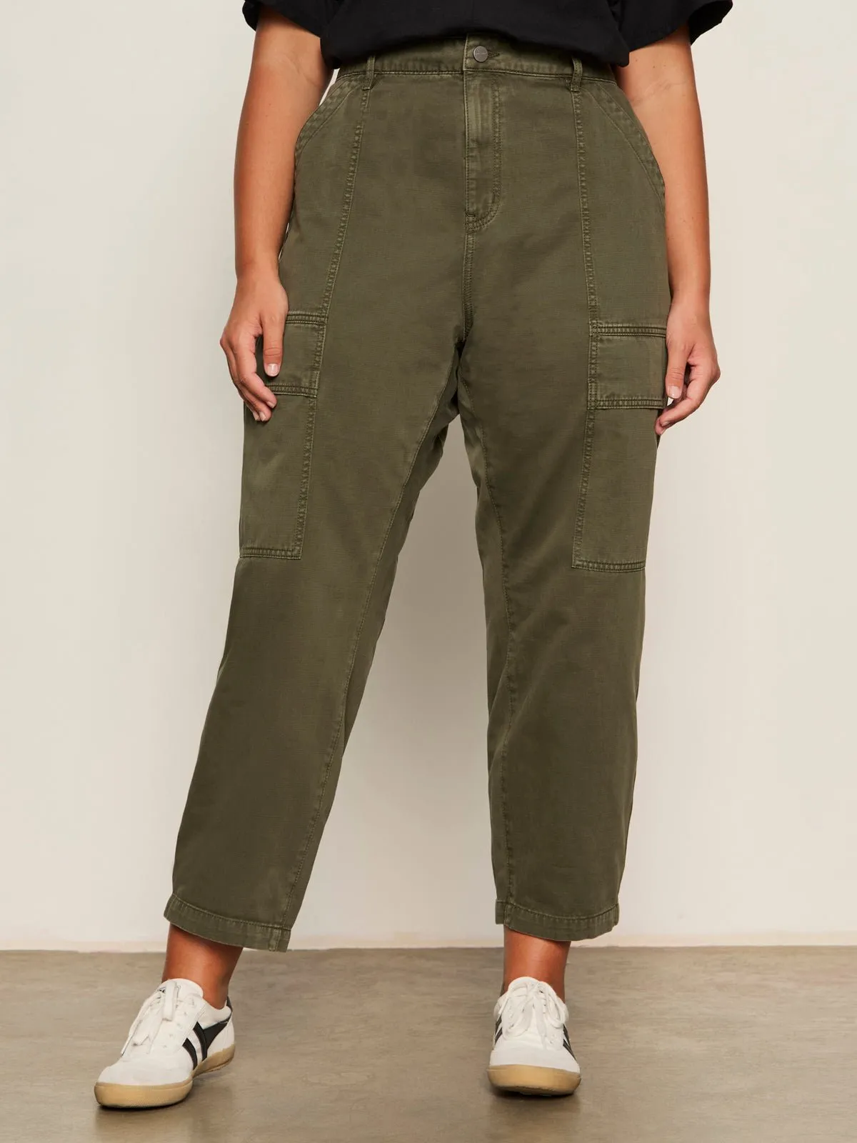 Boyfriend Utility Pant Kalamata Extended Sizing sold by Sanctuary
